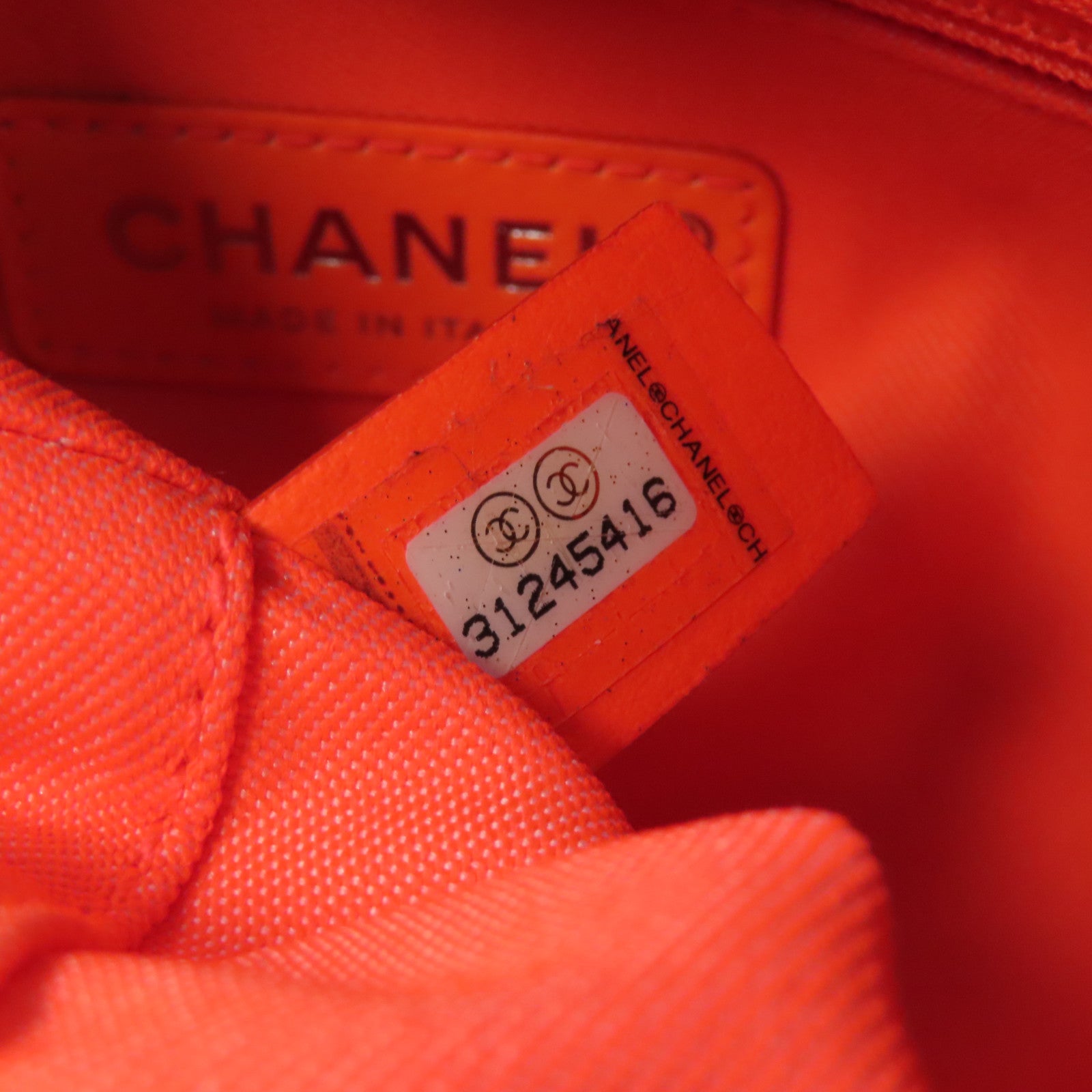 CHANEL 帆布Chain Shoulder Bag銀扣鏈帶肩背袋藍色