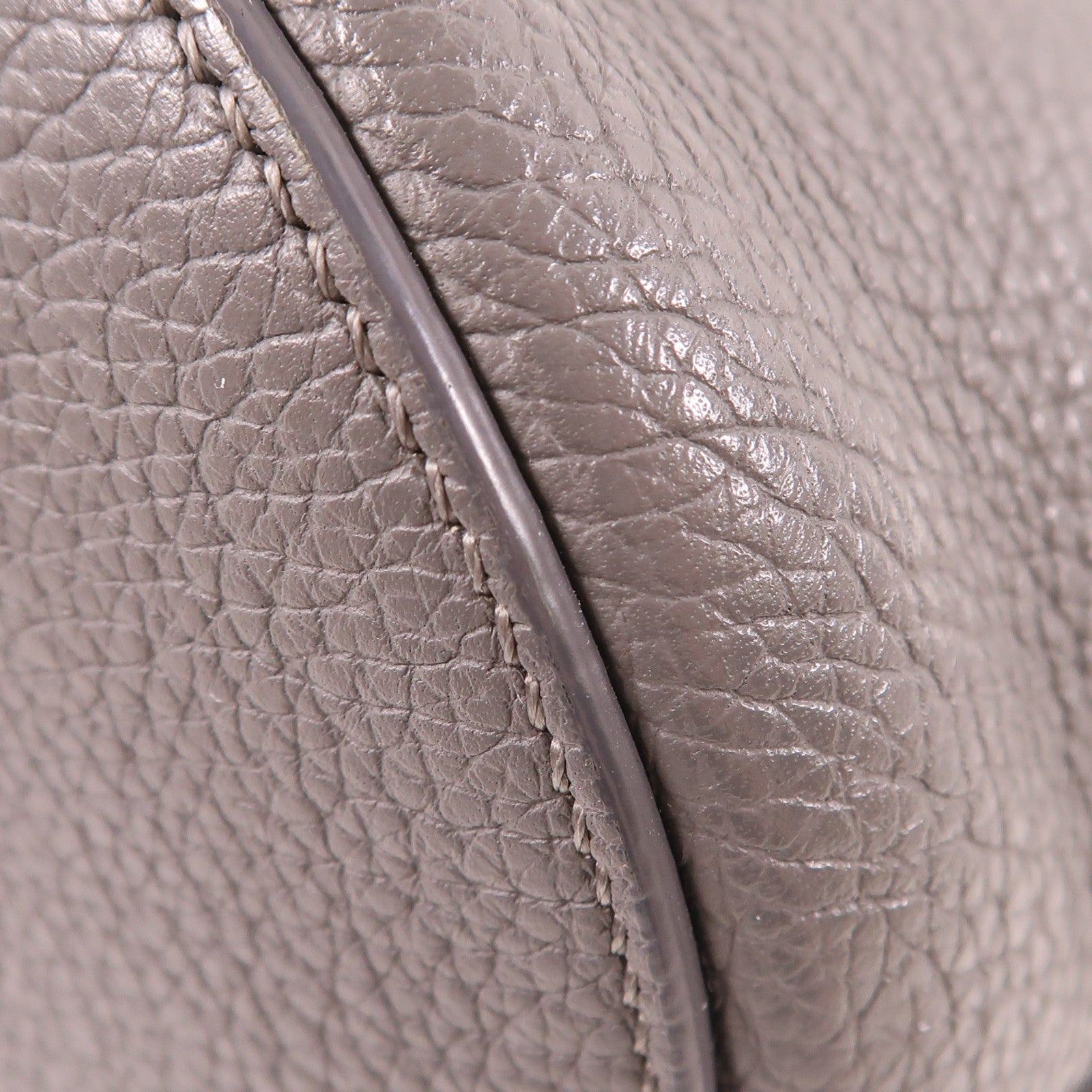 CELINE 牛皮皮革Nano Bucket銀扣手挽肩背兩用袋