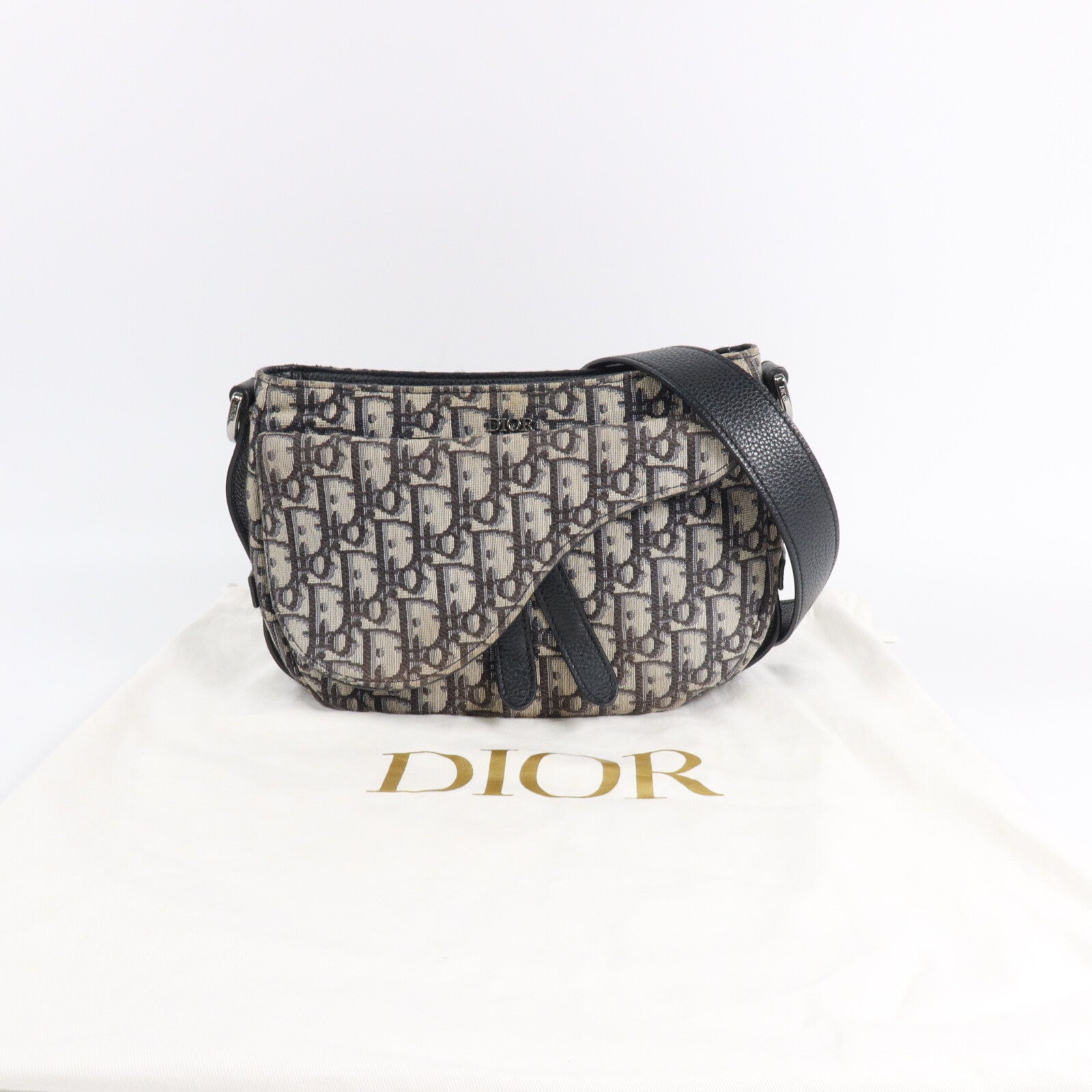 Dior 帆布Small Saddle Messenger肩背袋