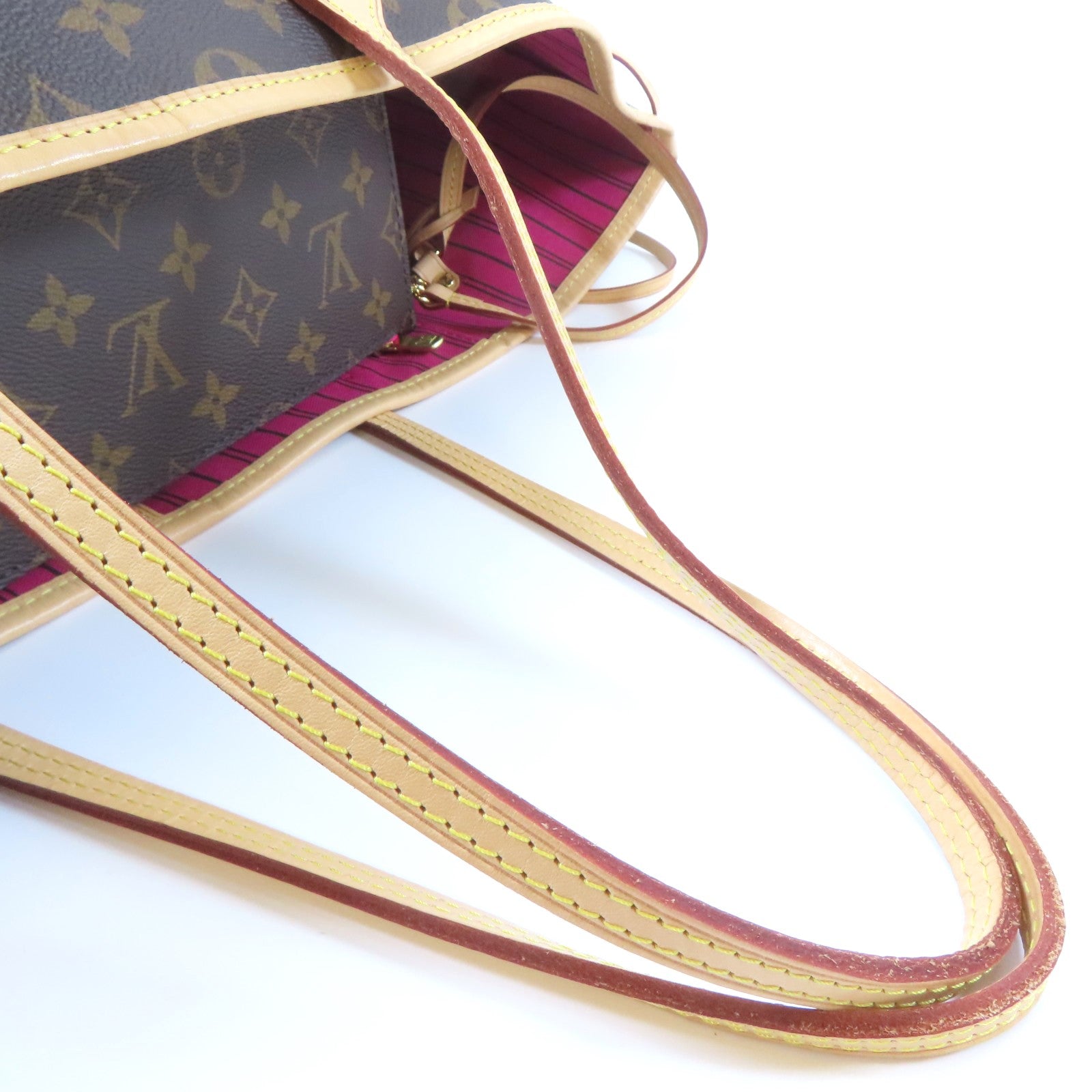 LOUIS VUITTON Monogram Neverfull GM金扣肩背袋啡色