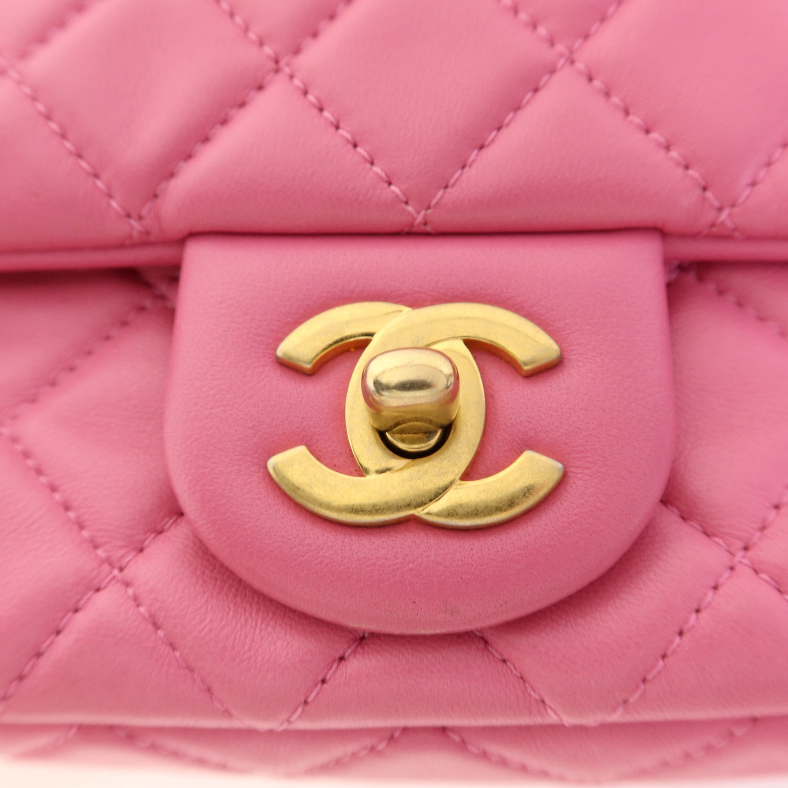 CHANEL 羊皮皮革Classic 20 Golden Ball金扣鏈帶肩背袋