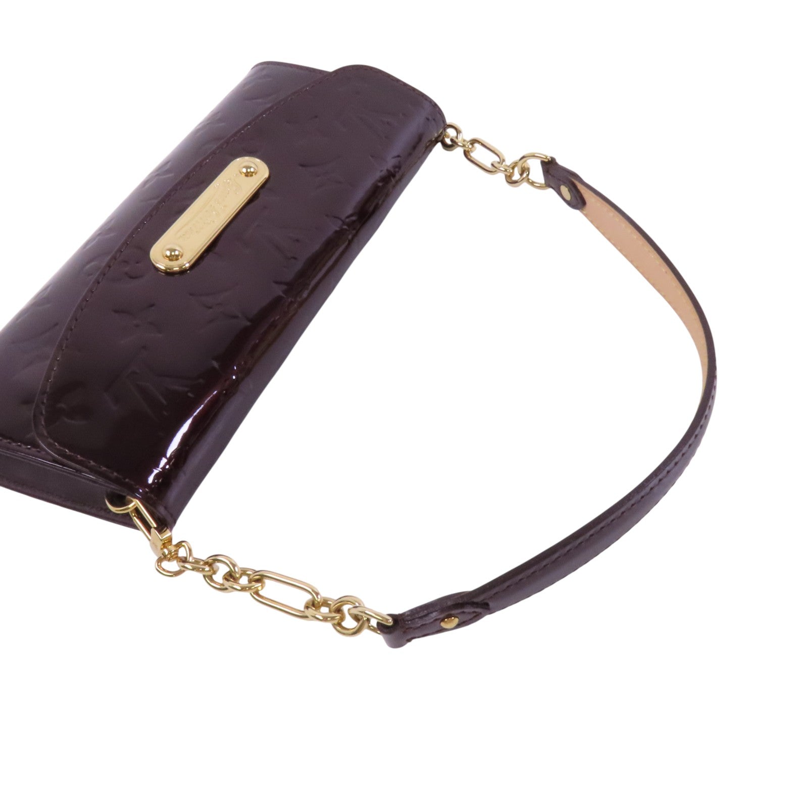 LOUIS VUITTON Monogram Vernis Sunset Boulevard金扣肩背袋