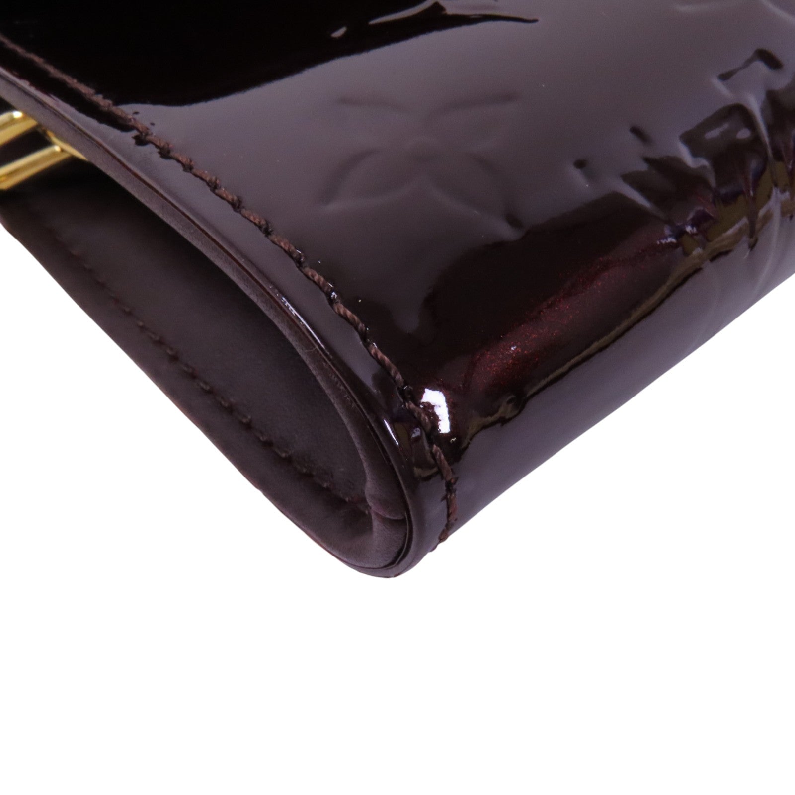 LOUIS VUITTON Monogram Vernis Sunset Boulevard金扣肩背袋