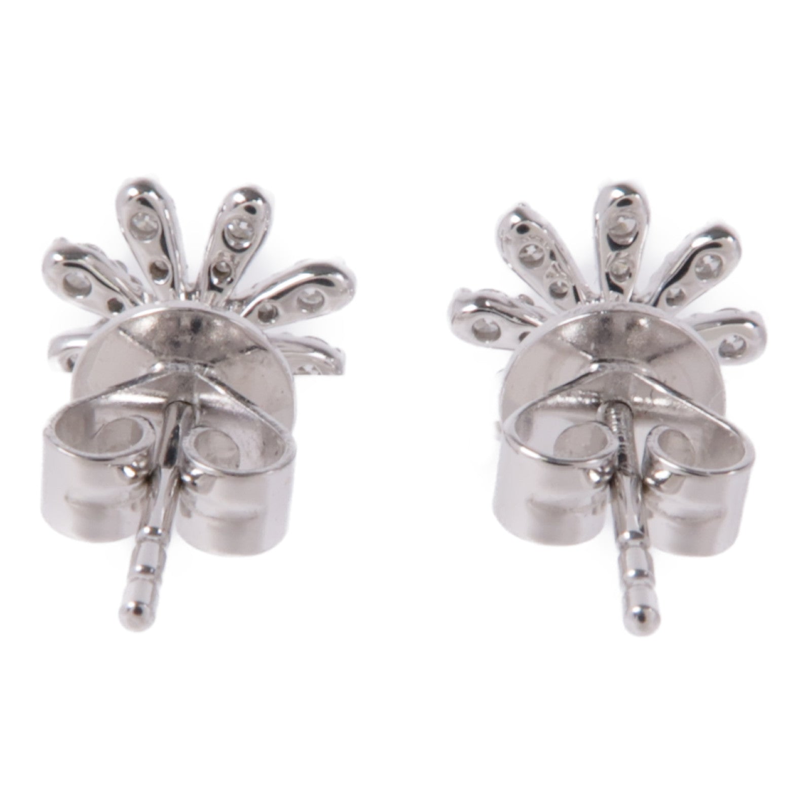 JEWELRY (PRICE DOWN) Diamond Earrings 18K White Gold