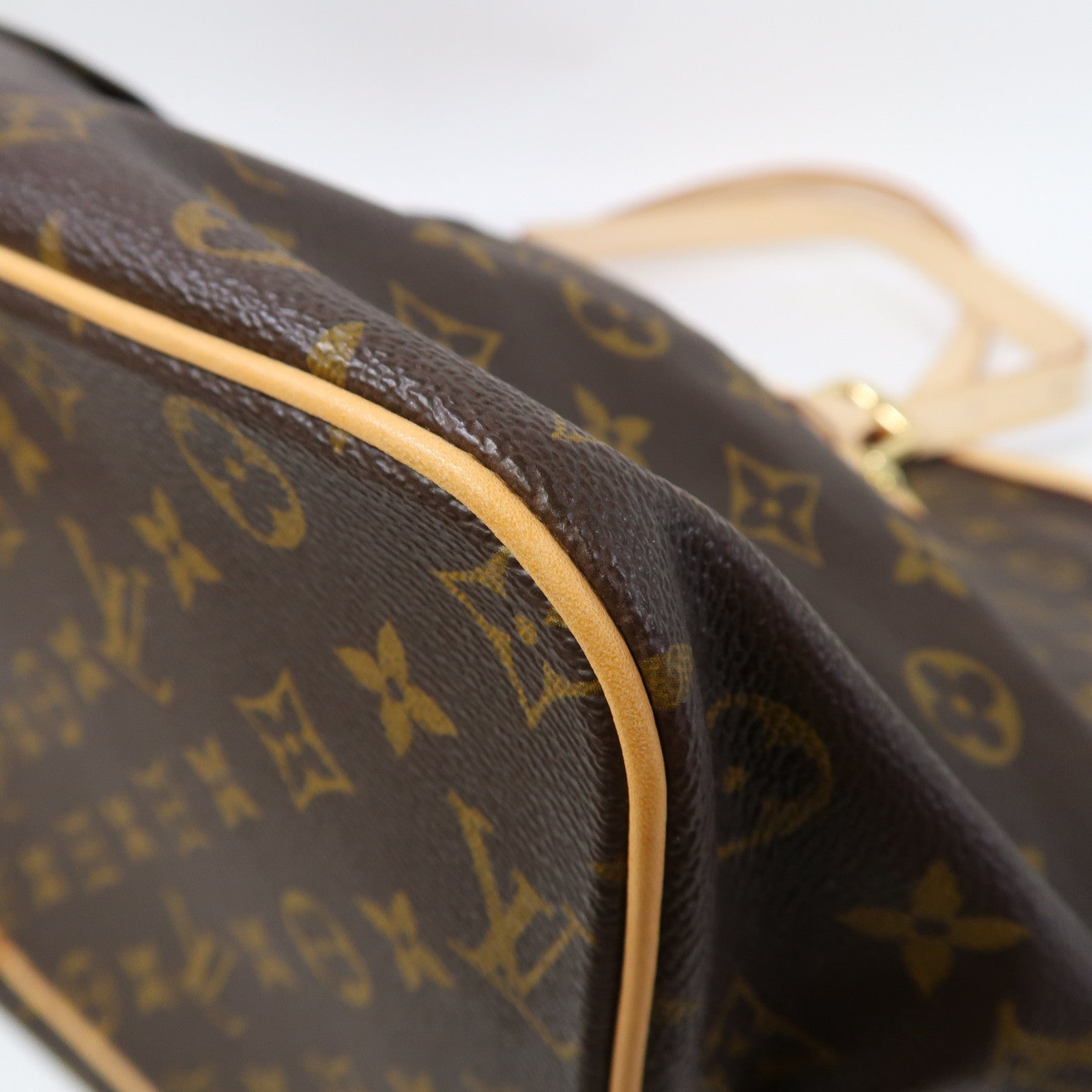 LOUIS VUITTON Monogram Palermo GM金扣手挽肩背兩用袋啡色