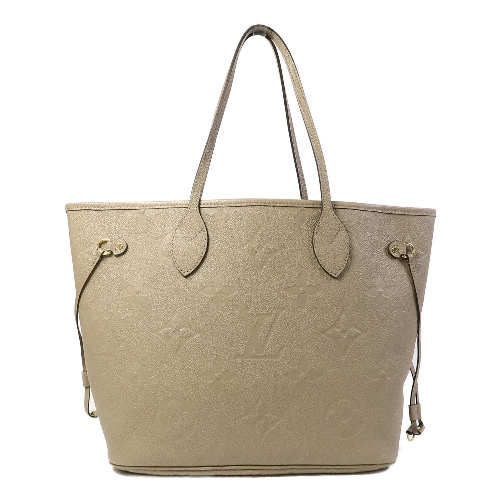 LOUIS VUITTON Monogram Empreinte Neverfull MM肩背袋