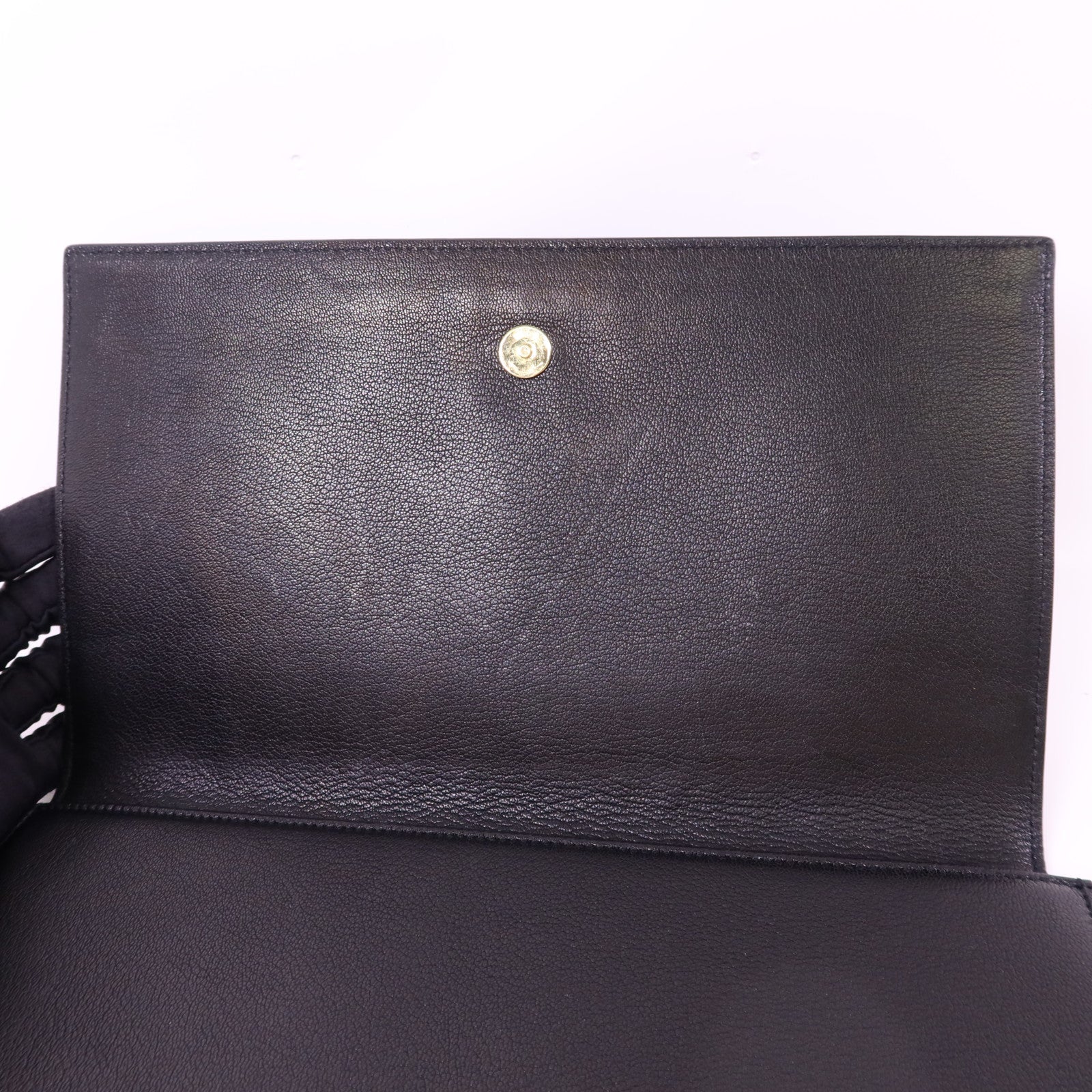 SAINT LAURENT 牛皮皮革Clutch Bag金扣手拿包