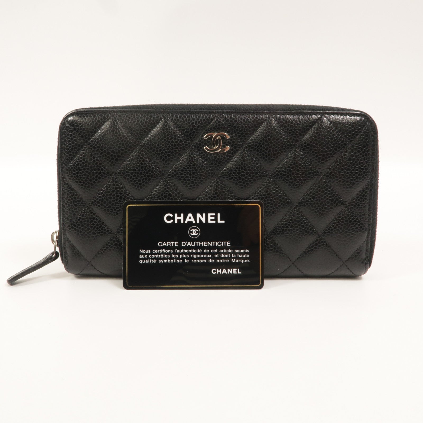 CHANEL 牛皮皮革Classic Zipped Long Wallet長錢包