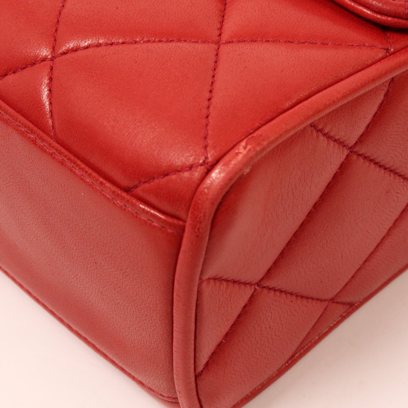 CHANEL 羊皮皮革Vintage Quilted CC Flap Shoulder Bag肩背袋