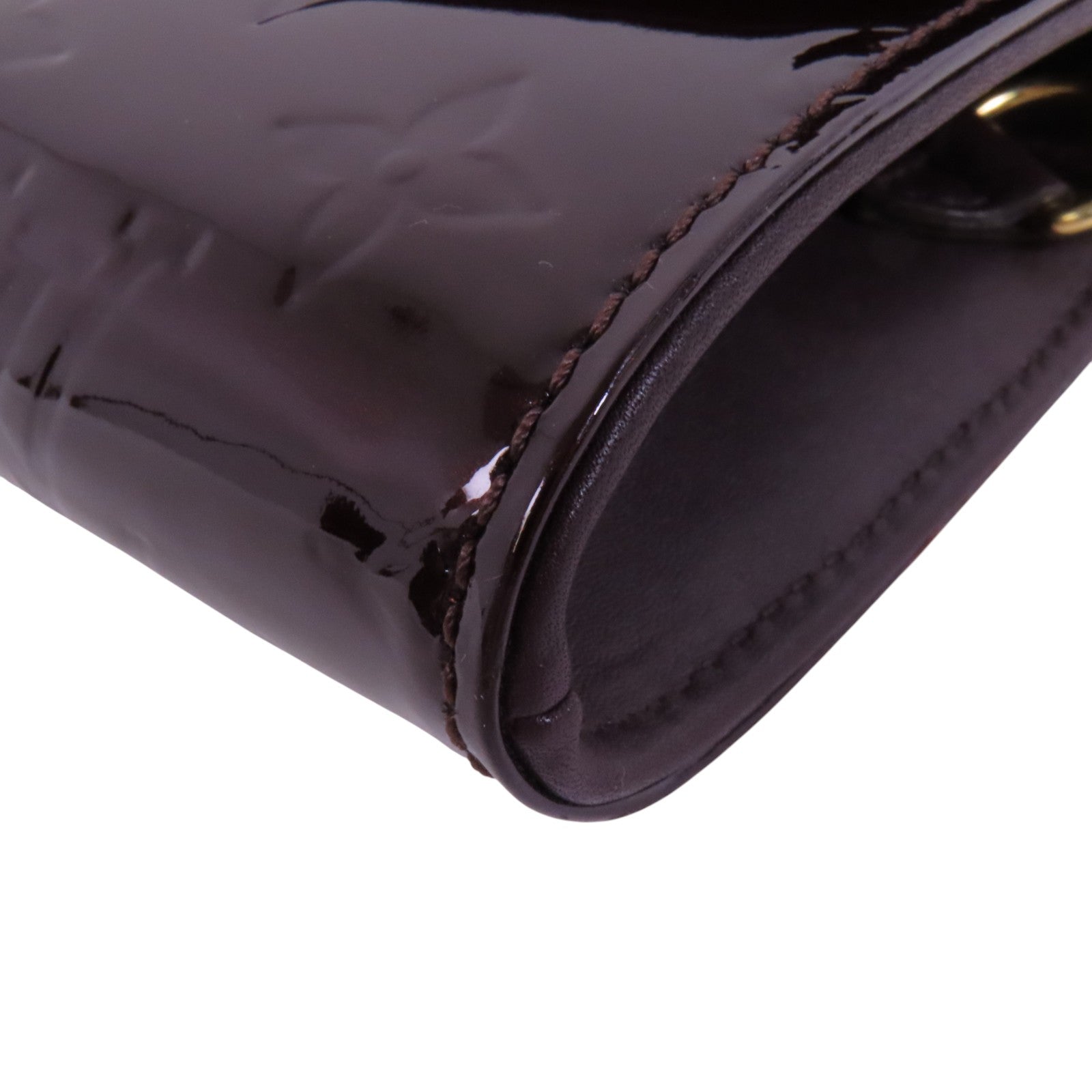 LOUIS VUITTON Monogram Vernis Sunset Boulevard金扣肩背袋