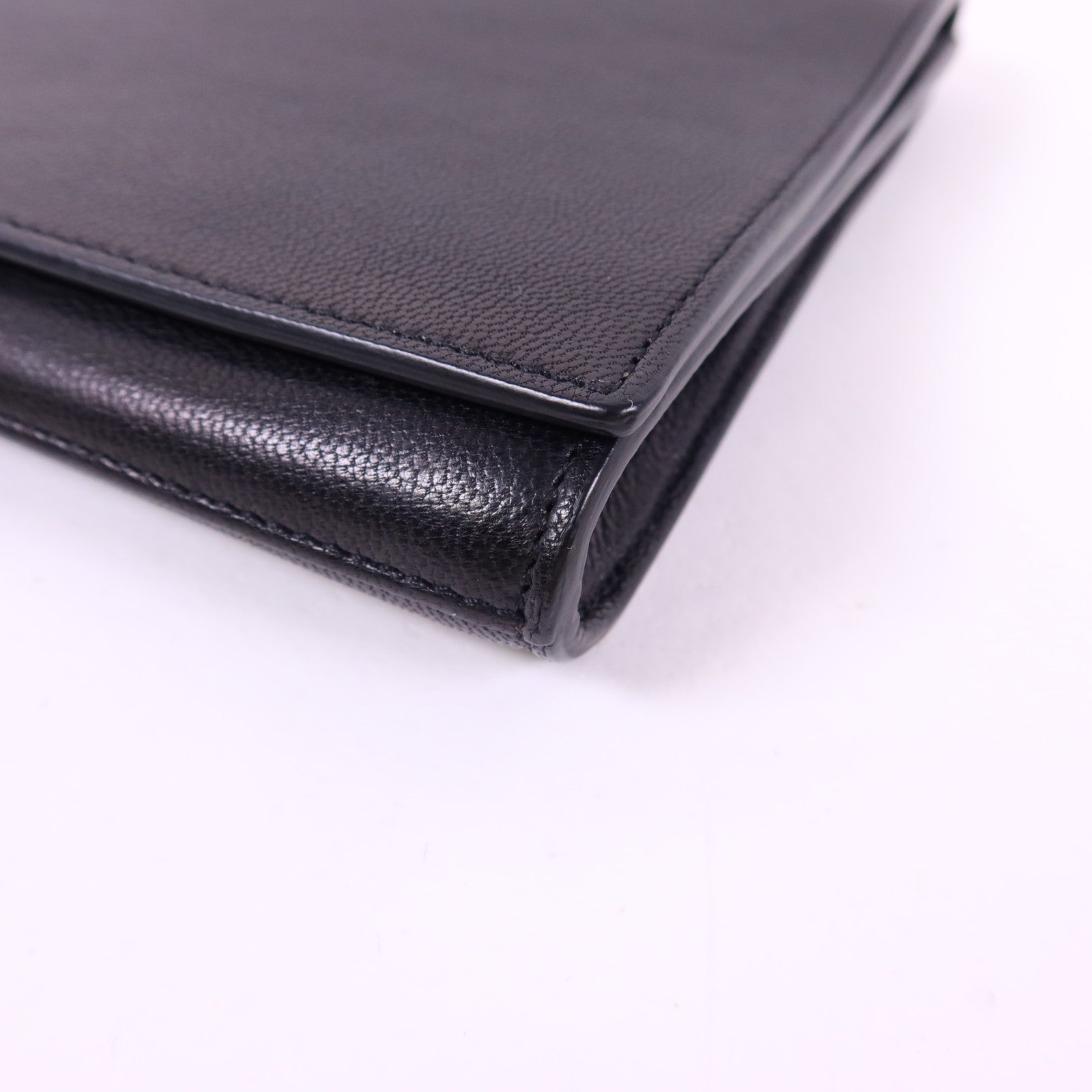 SAINT LAURENT 牛皮皮革Clutch Bag金扣手拿包