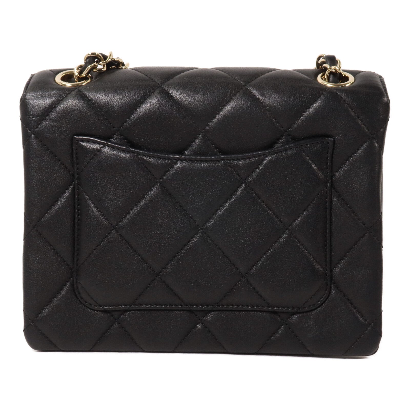 CHANEL 羊皮皮革Flap Bag鏈帶肩背袋