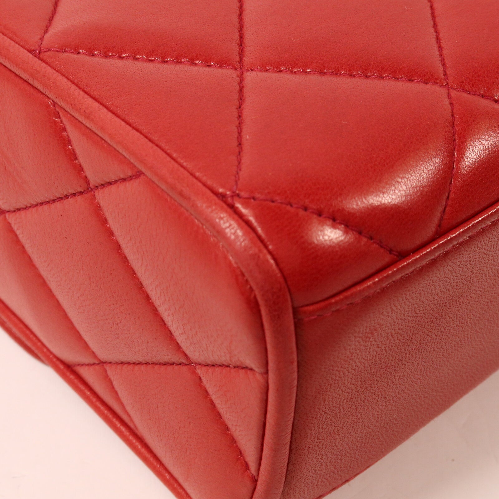 CHANEL 羊皮皮革Vintage Quilted CC Flap Shoulder Bag肩背袋