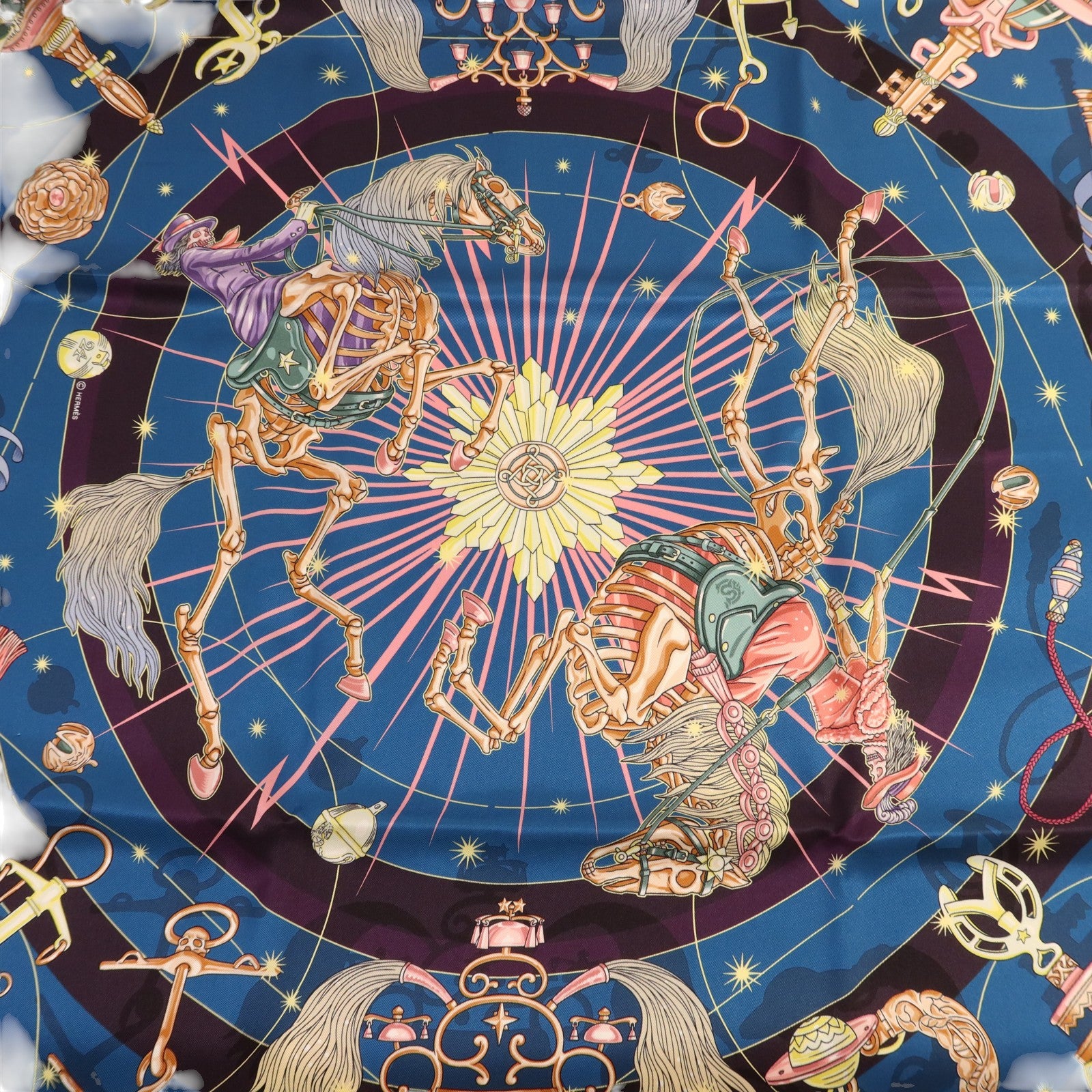 HERMES 絲質Scarf 65x65絲巾