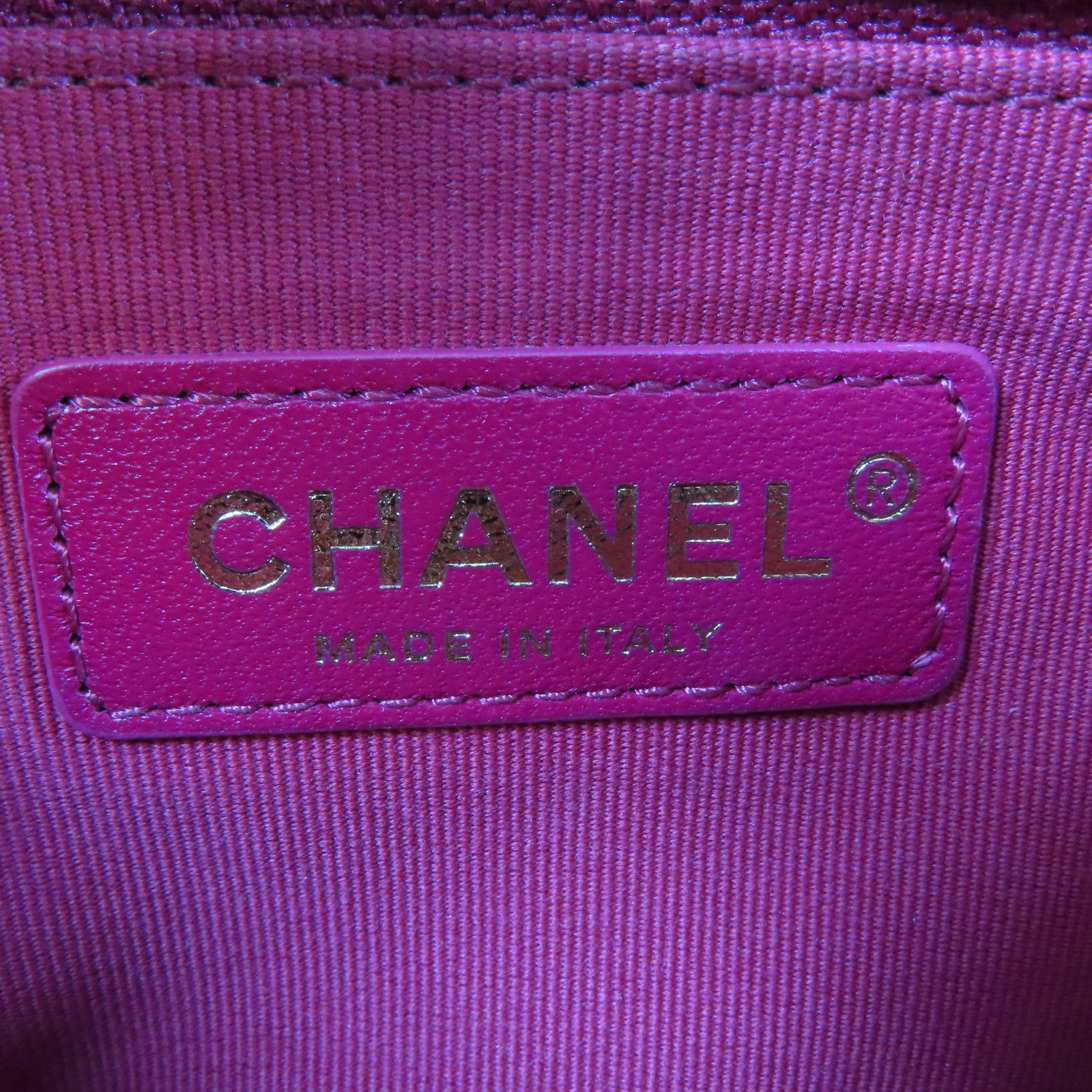 CHANEL 【激減優惠】菱格牛皮皮革Mini Flap Pearl金扣鏈帶肩背袋黑色
