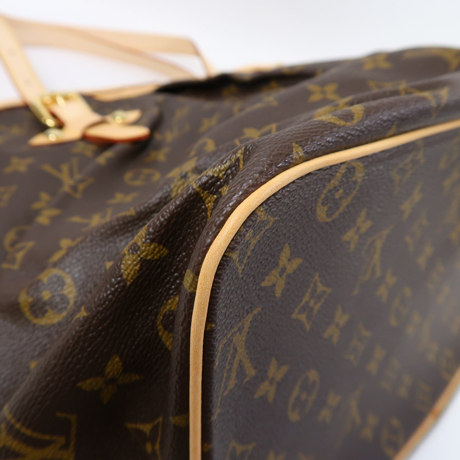 LOUIS VUITTON Monogram Palermo GM金扣手挽肩背兩用袋啡色