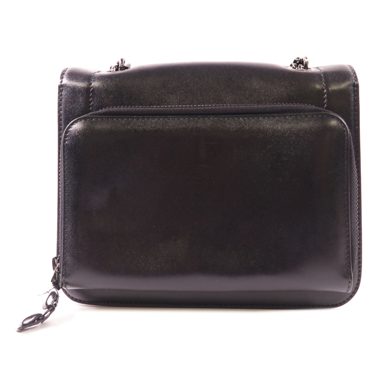 Salvatore Ferragamo 牛皮皮革Chain Shoulder鏈帶肩背袋