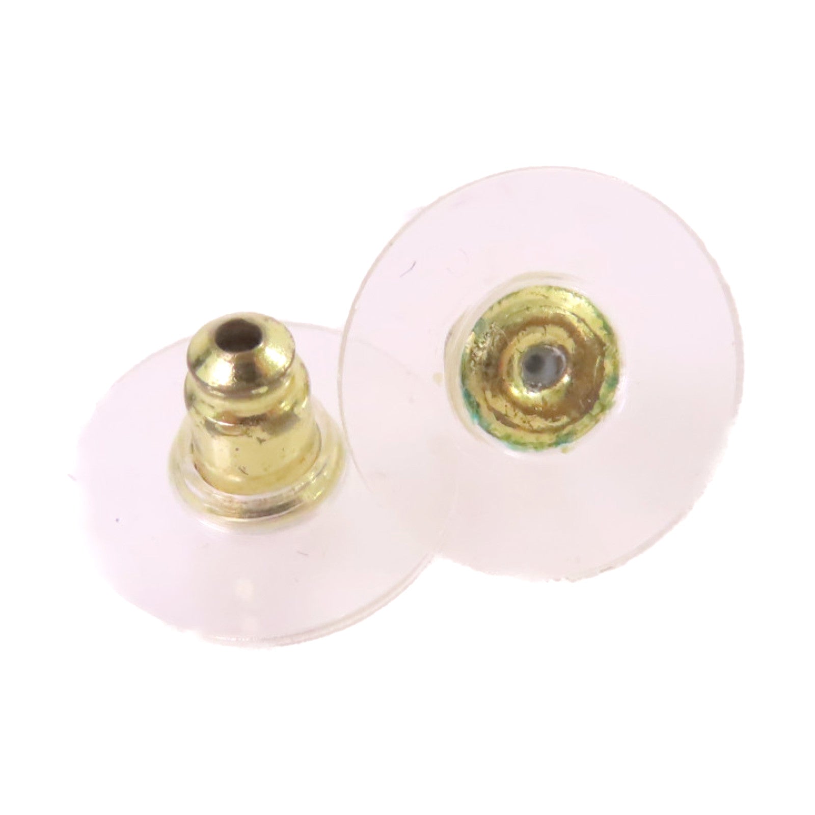 CHANEL 金屬/水鑽CC Earring金扣耳環