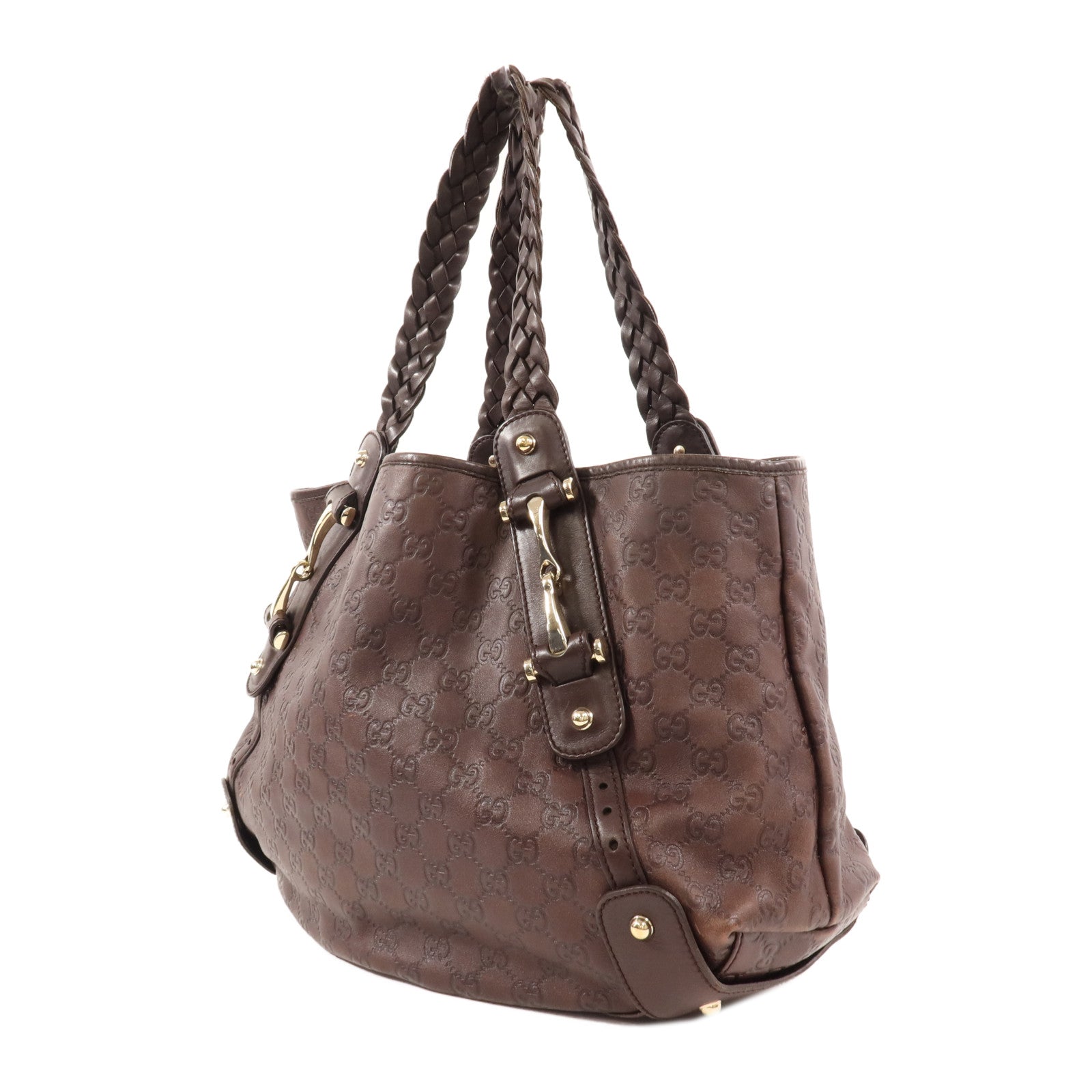 GUCCI 牛皮皮革Pelham金扣肩背袋