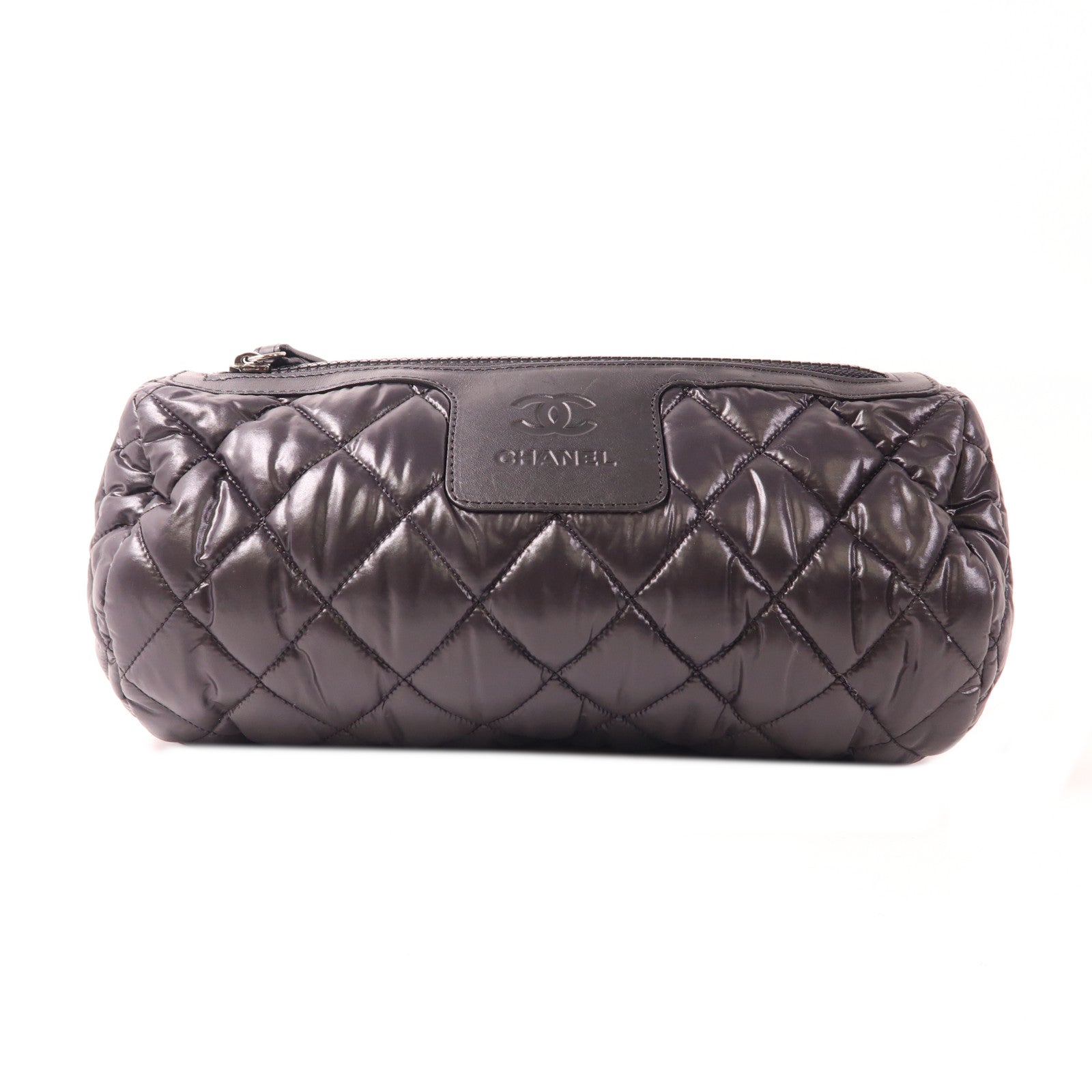 CHANEL 【激減優惠】尼龍Handbag銀扣手拿包