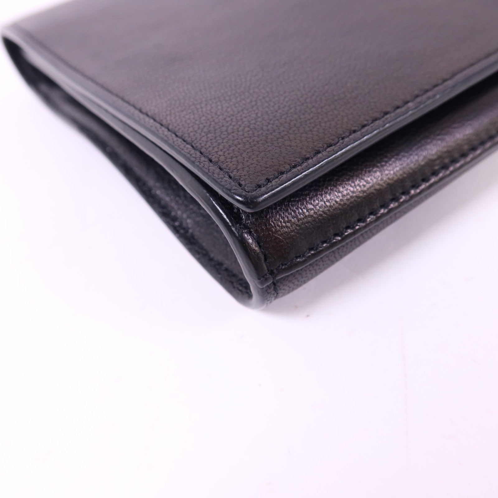 SAINT LAURENT 牛皮皮革Clutch Bag金扣手拿包