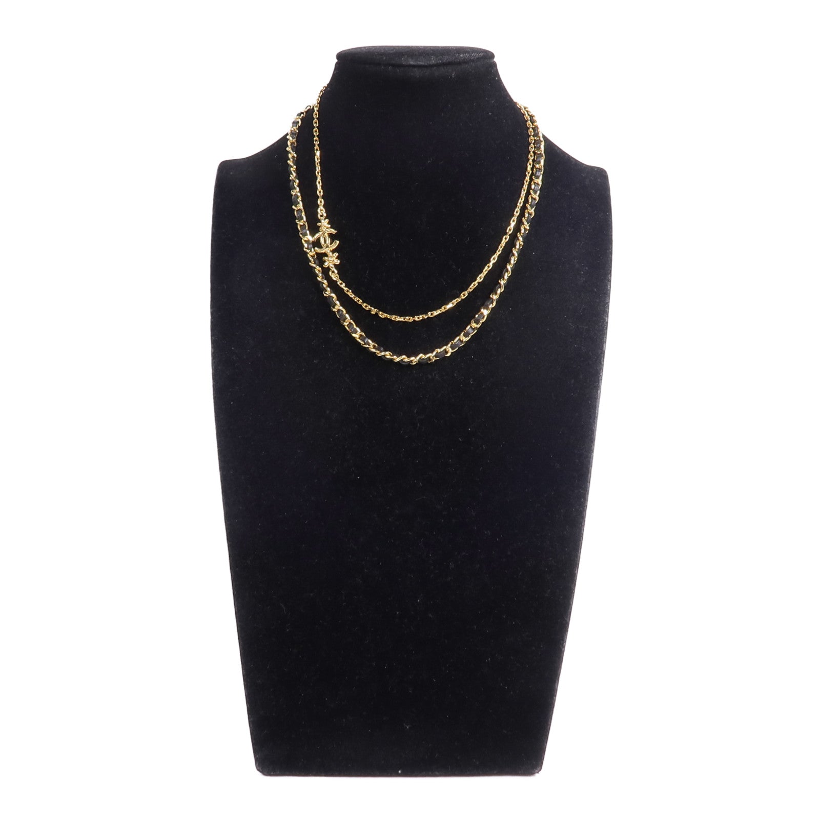 CHANEL 【激減優惠】金屬/牛皮皮革Necklace項鍊