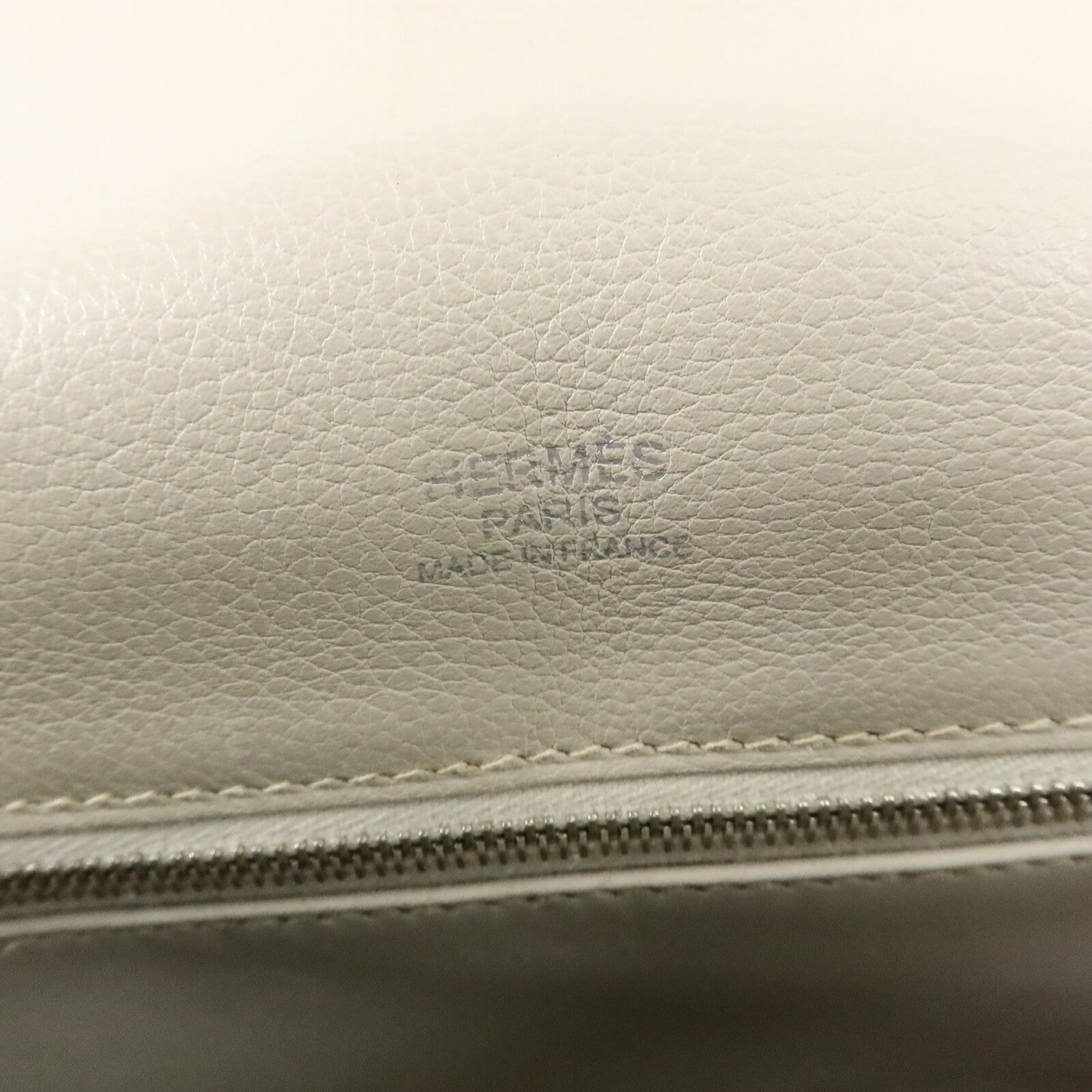 HERMES Evercolor皮革Berline 28肩背袋Ciel/Gris Perle