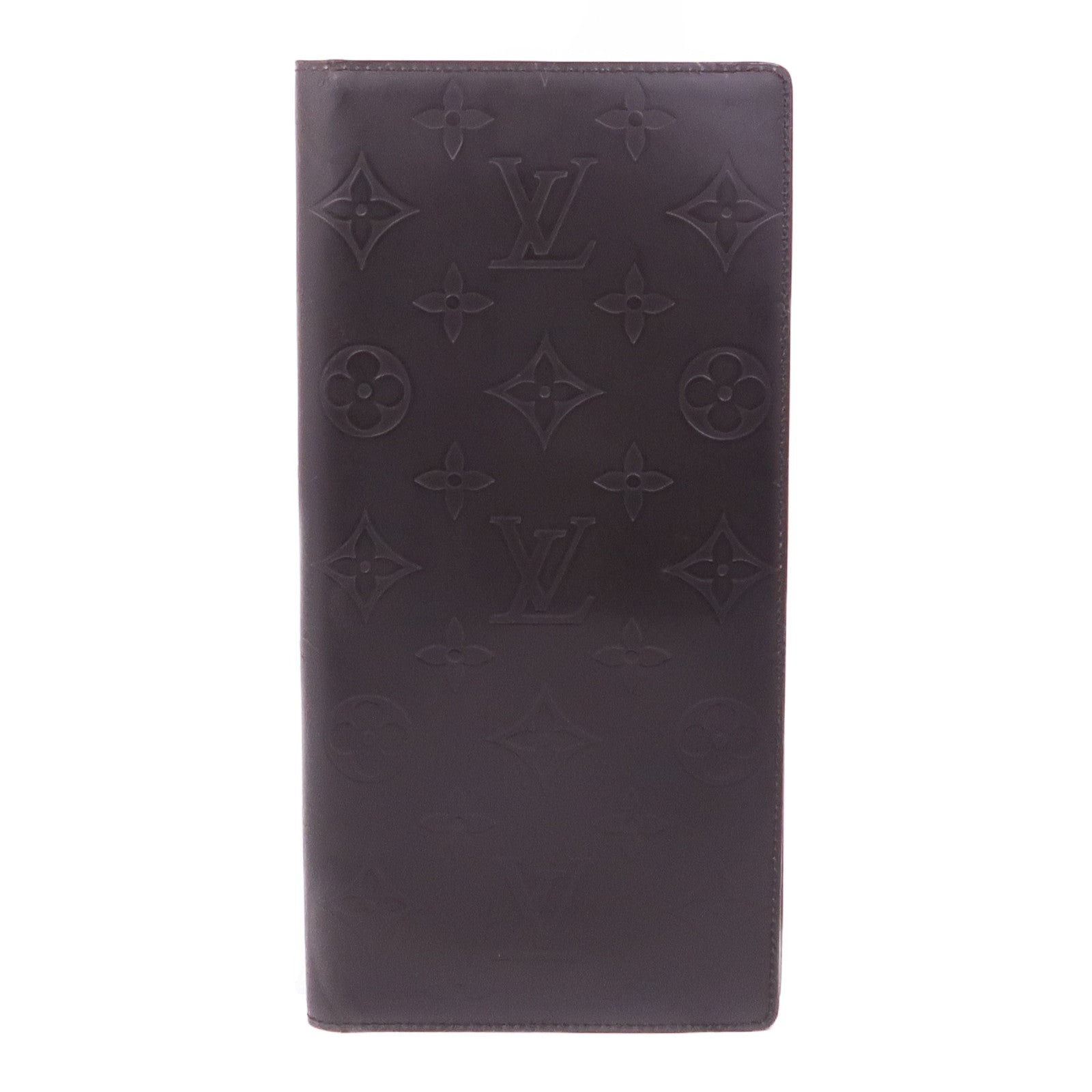 LOUIS VUITTON Monogram Glace Portefeuille Double銀扣長錢包