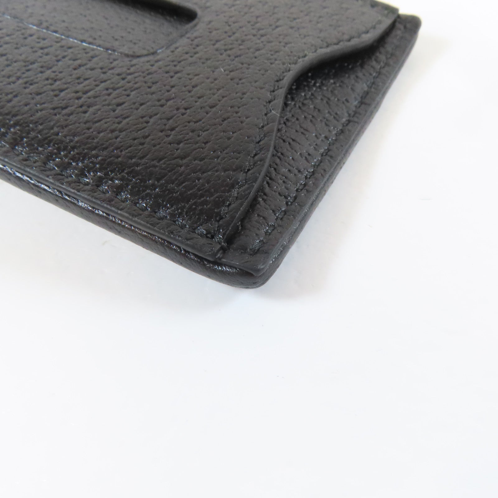 GUCCI 牛皮皮革Card Case金扣卡片套黑色