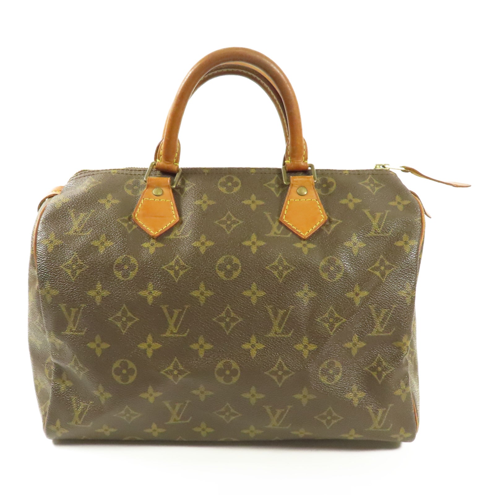 LOUIS VUITTON LV GHW Speedy 30 Handbag Boston Bag M41526 Monogram Brown