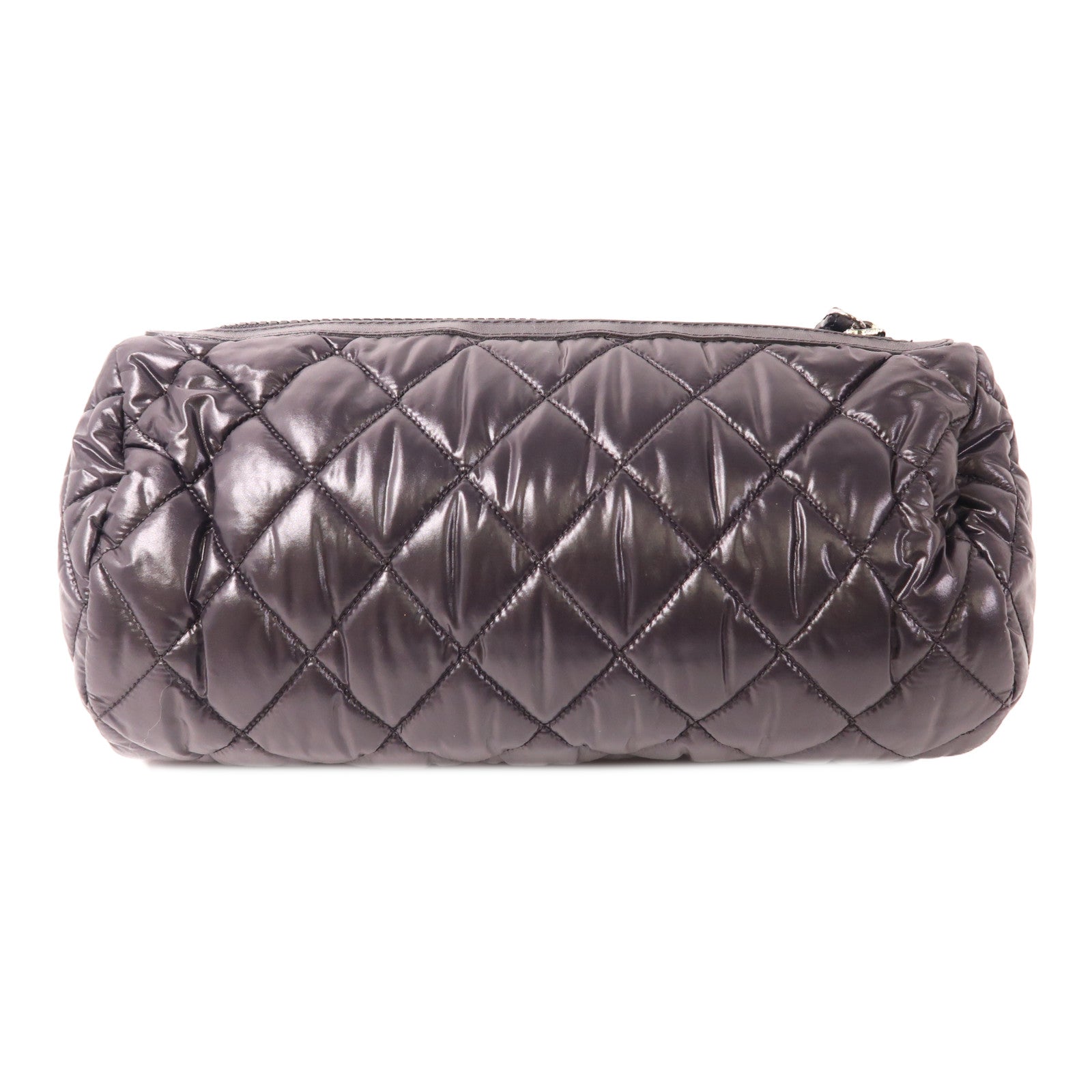 CHANEL 【激減優惠】尼龍Handbag銀扣手拿包