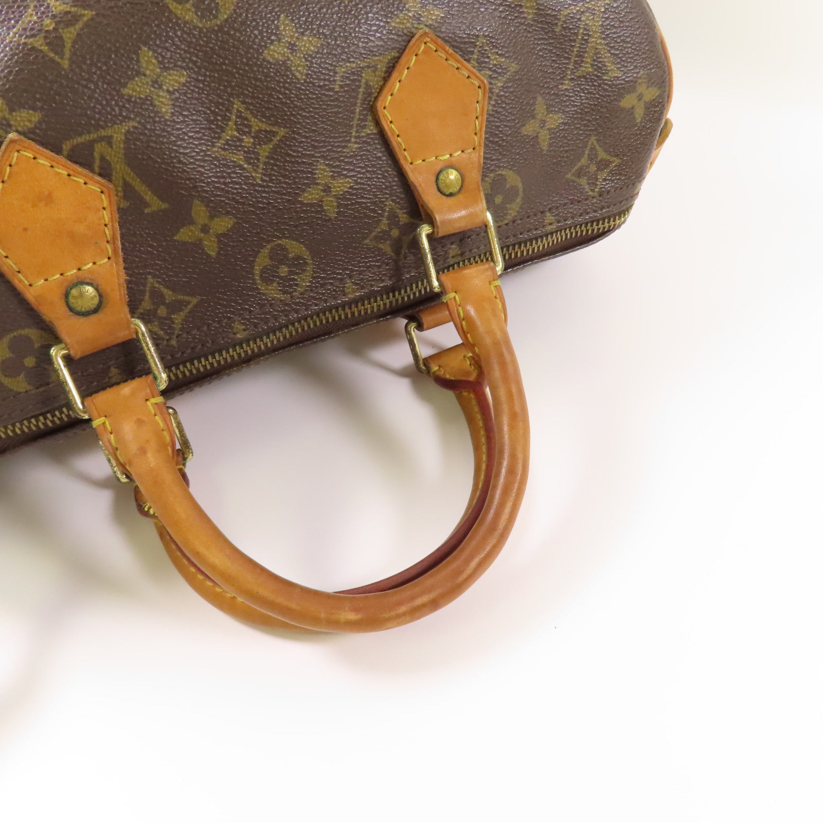 LOUIS VUITTON LV GHW Speedy 30 Handbag Boston Bag M41526 Monogram Brown