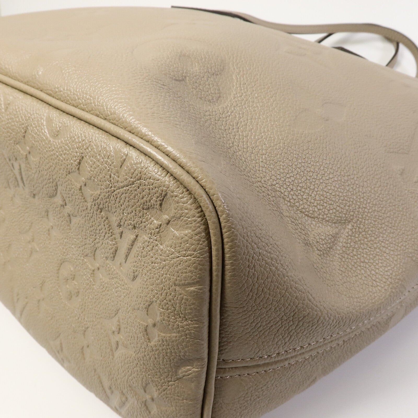 LOUIS VUITTON Monogram Empreinte Neverfull MM肩背袋