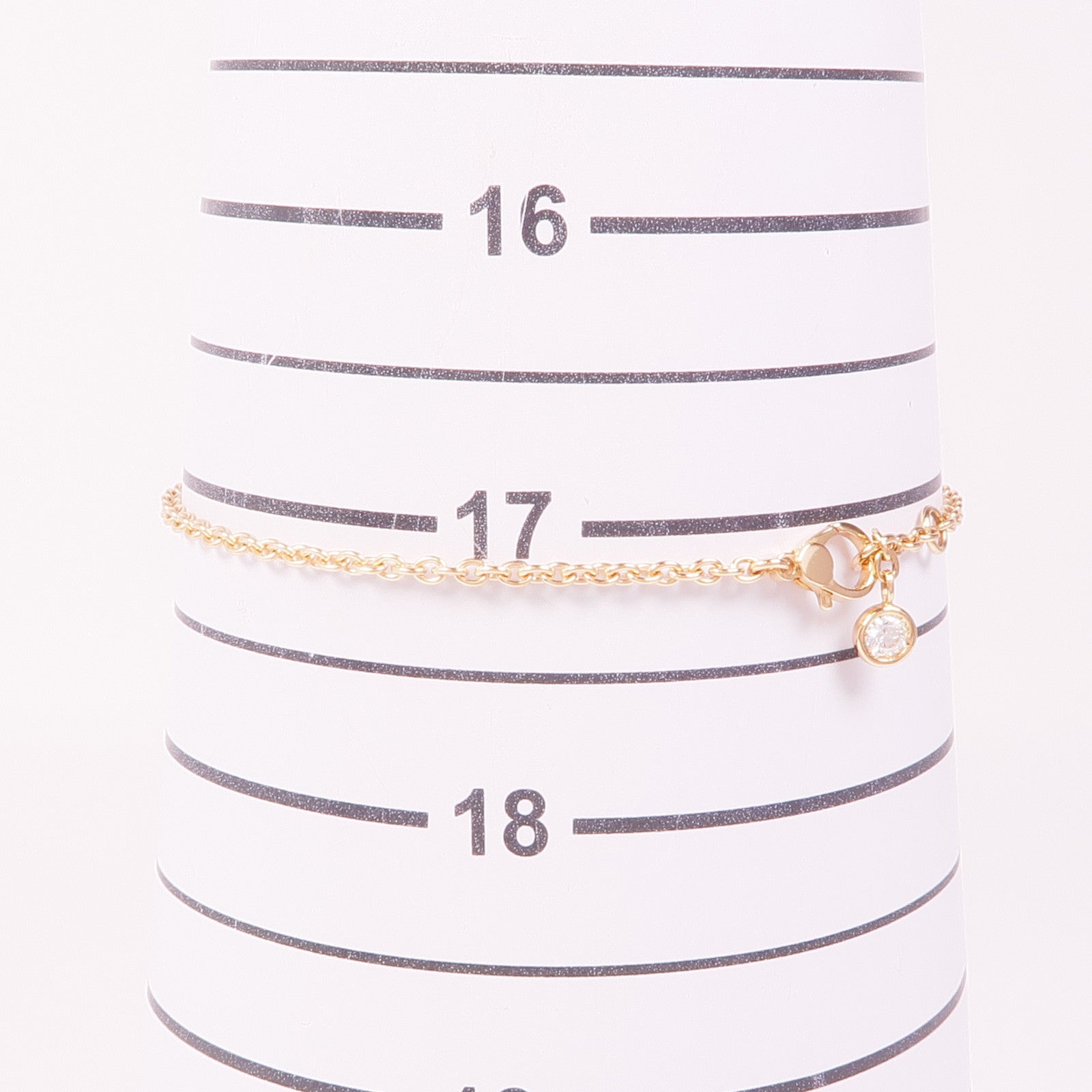 HERMES Finesse Bracelet Diamond 18K Pink Gold