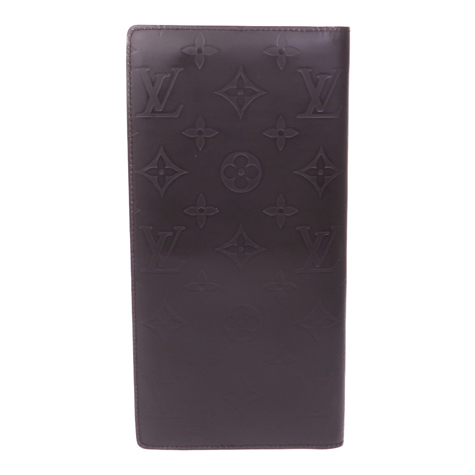 LOUIS VUITTON Monogram Glace Portefeuille Double銀扣長錢包