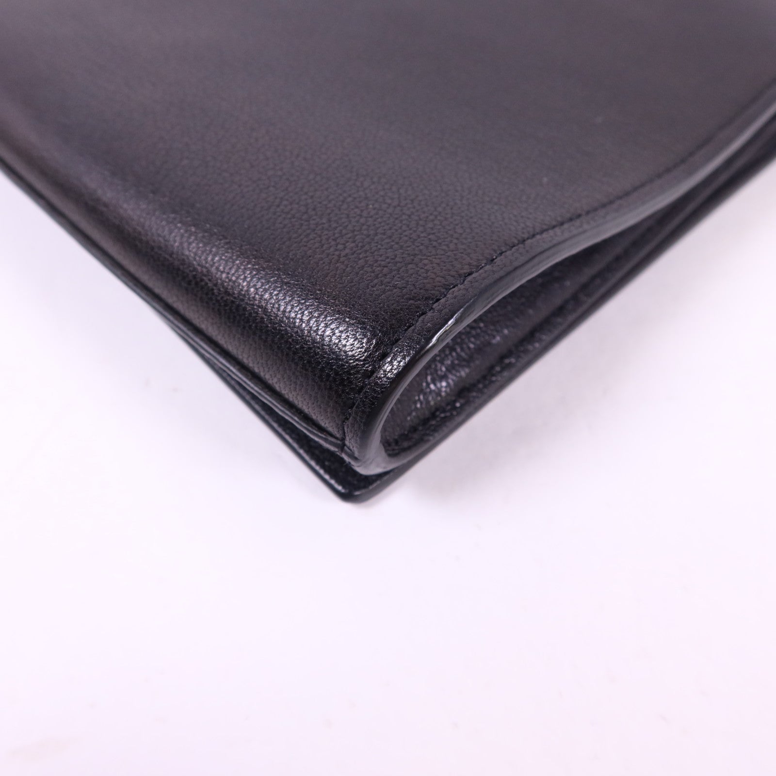 SAINT LAURENT 牛皮皮革Clutch Bag金扣手拿包