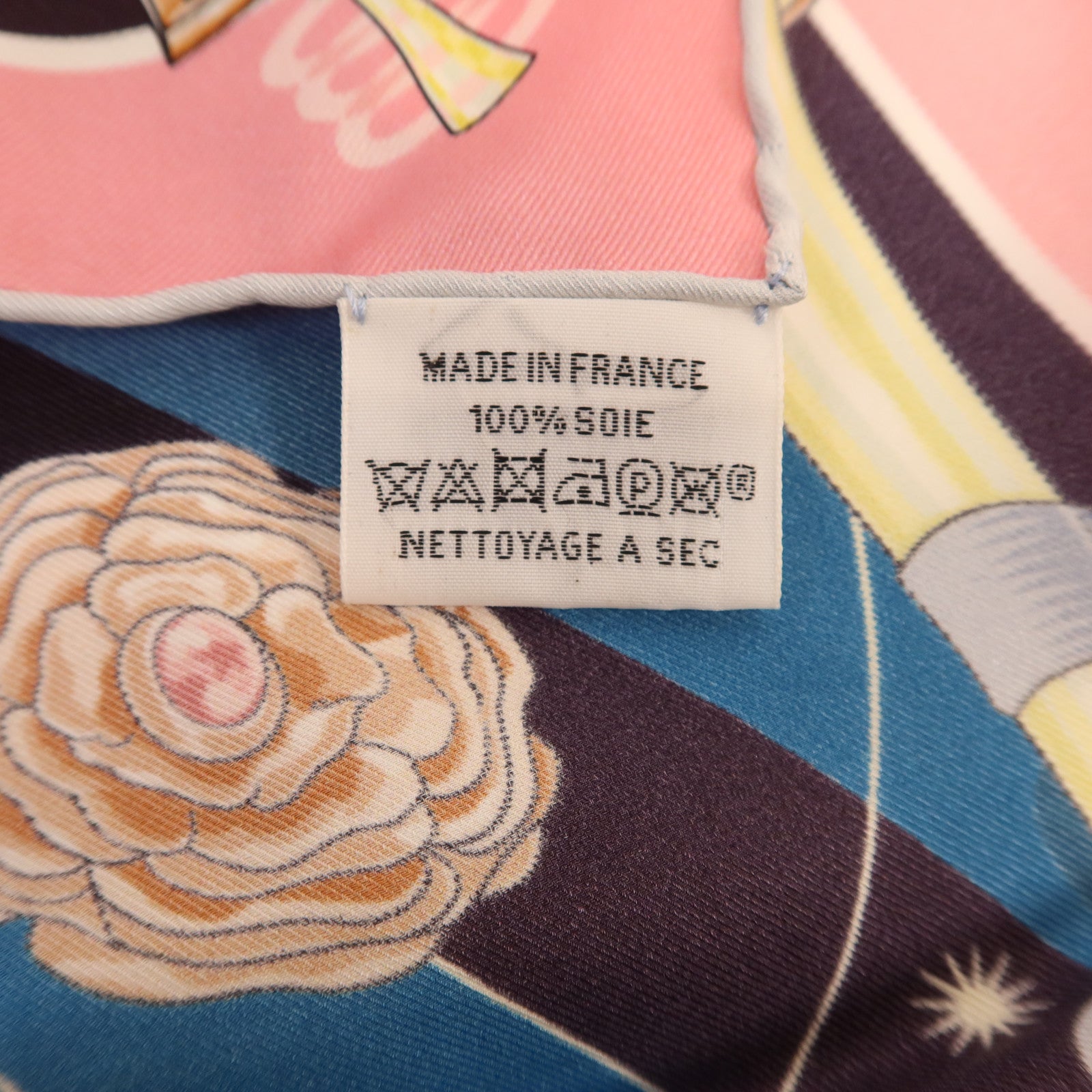 HERMES 絲質Scarf 65x65絲巾