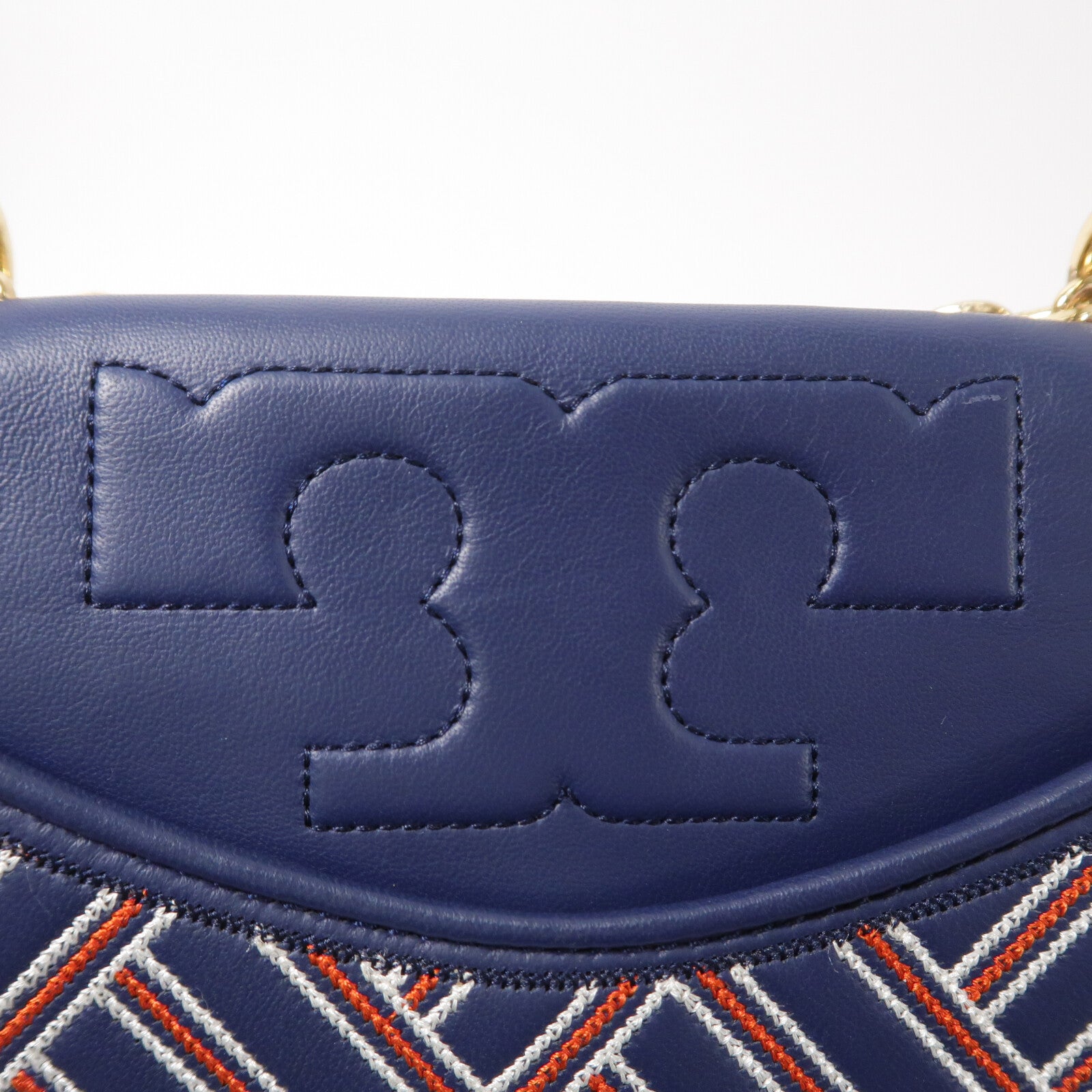 Tory Burch 牛皮皮革Chain Shoulder鏈帶肩背袋
