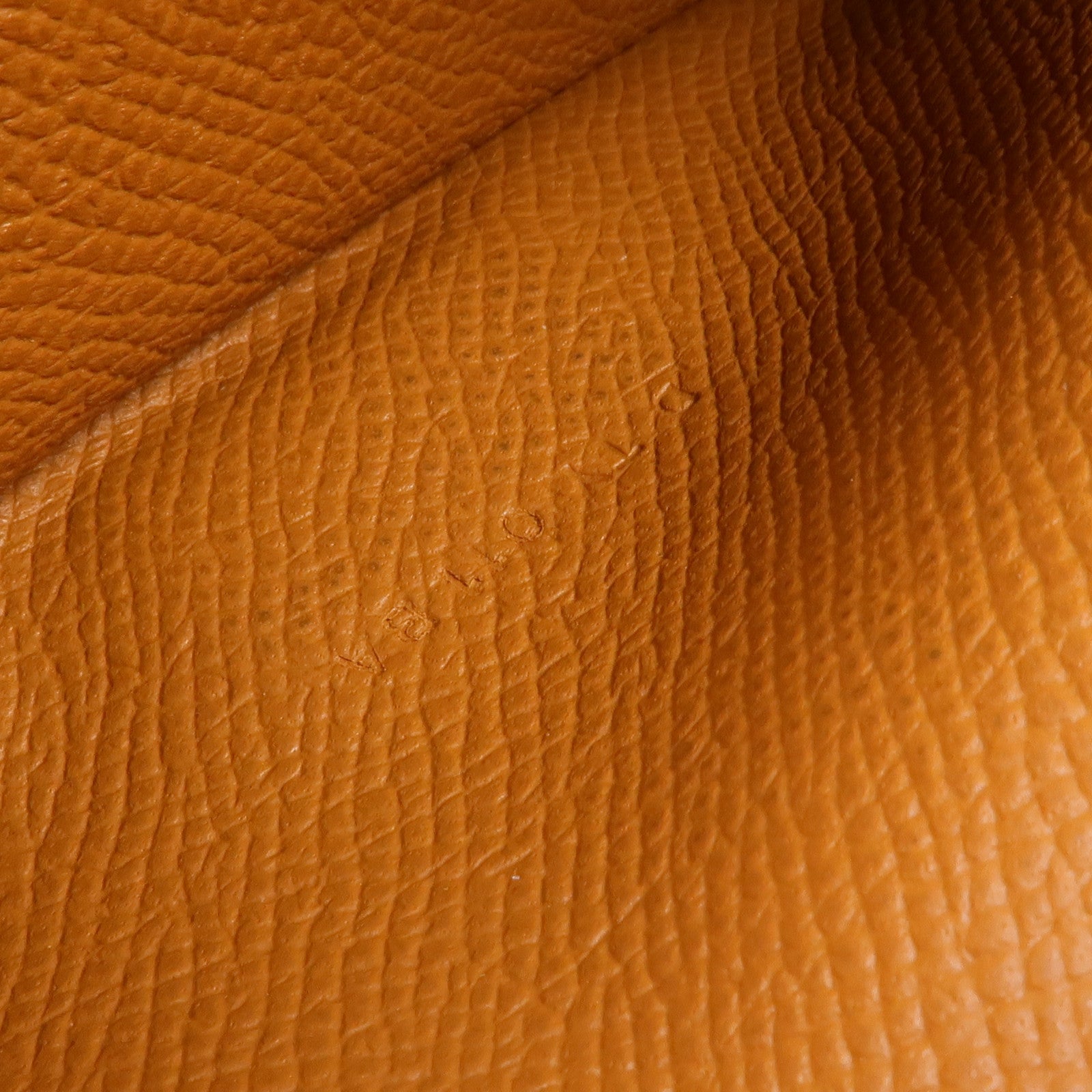 HERMES Epsom皮革Bearn W Snap銀扣長錢包Gold