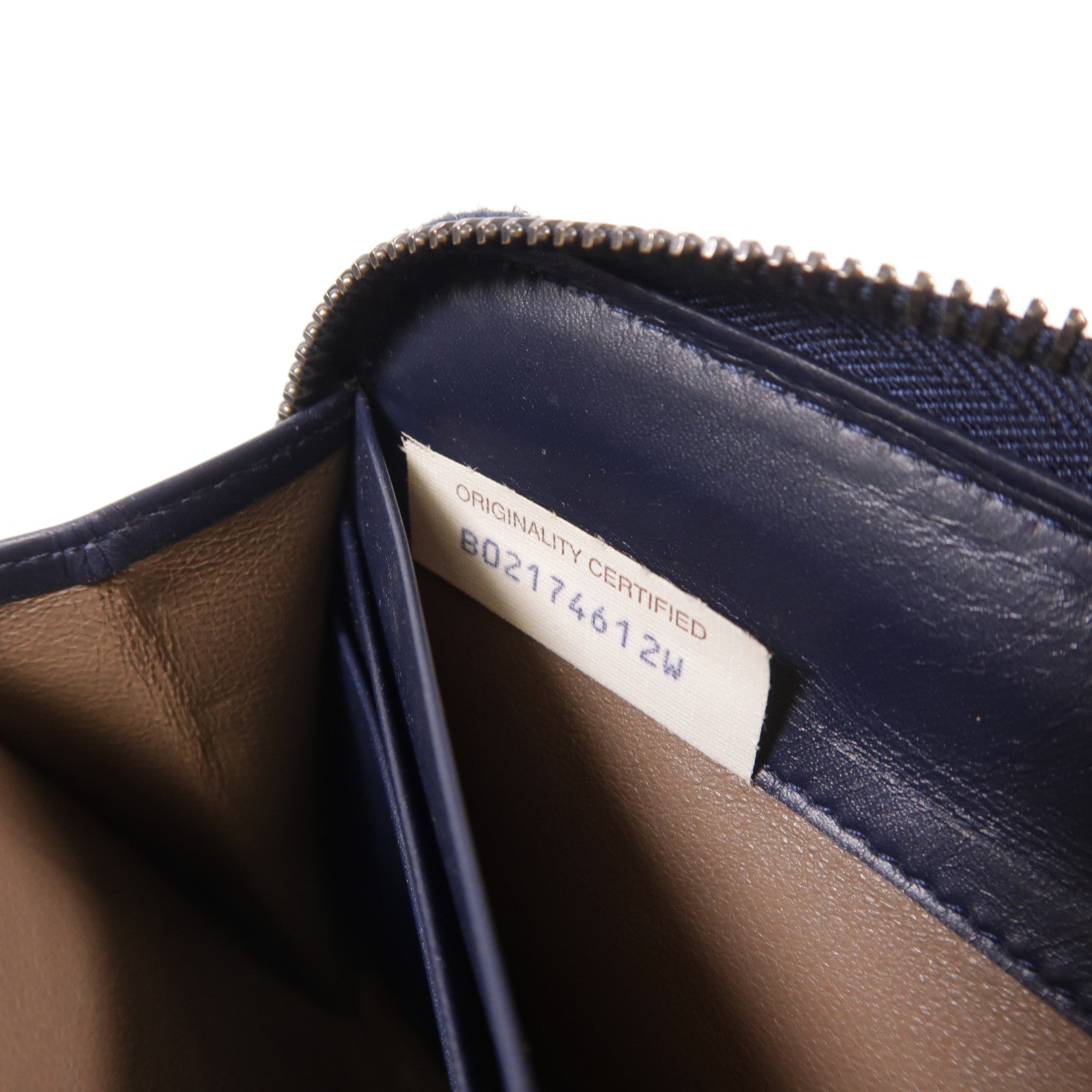 BOTTEGA VENETA 羊皮皮革Zipper Long Wallet金扣長錢包