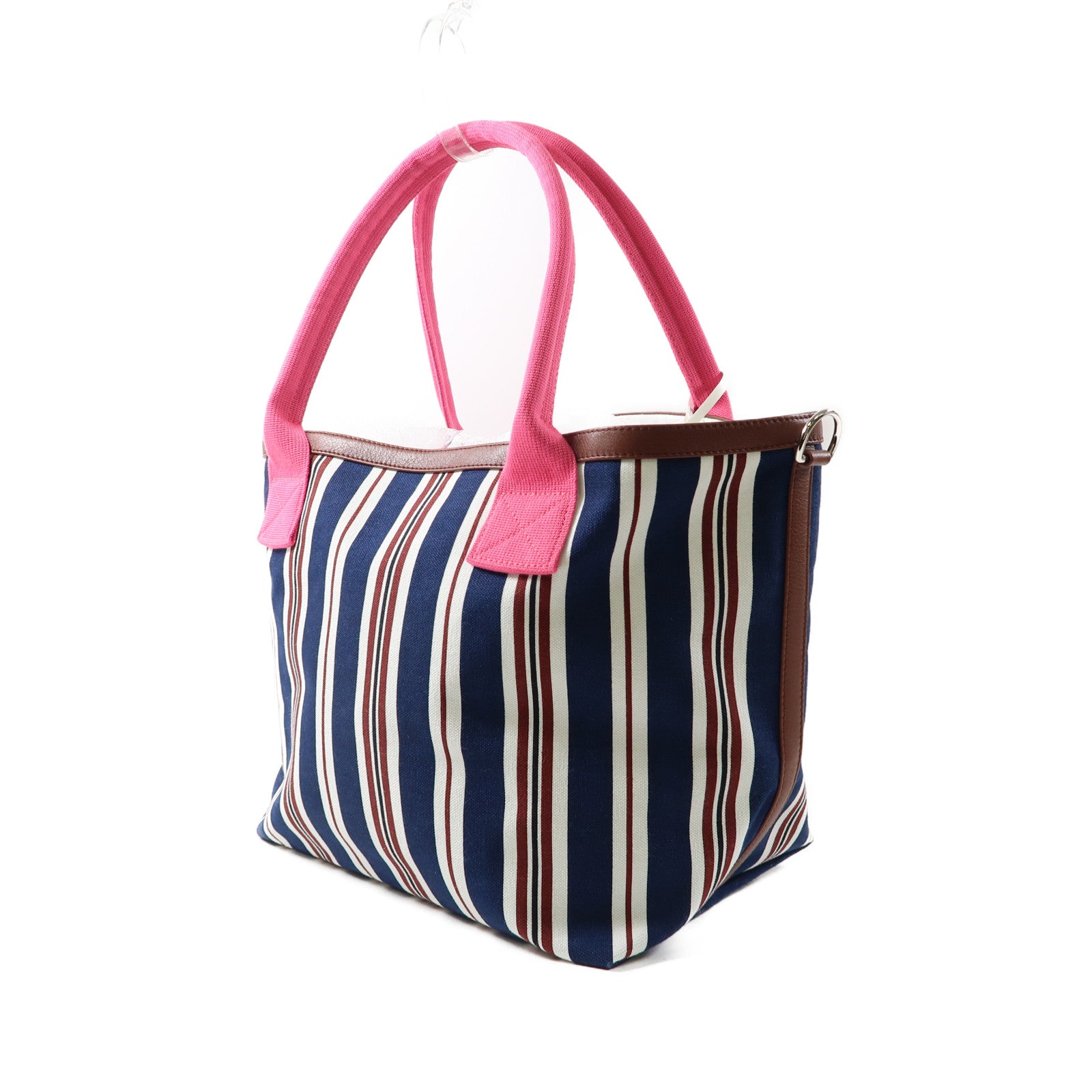 HERMES 帆布So Canvas Bag手挽袋藍色/多色
