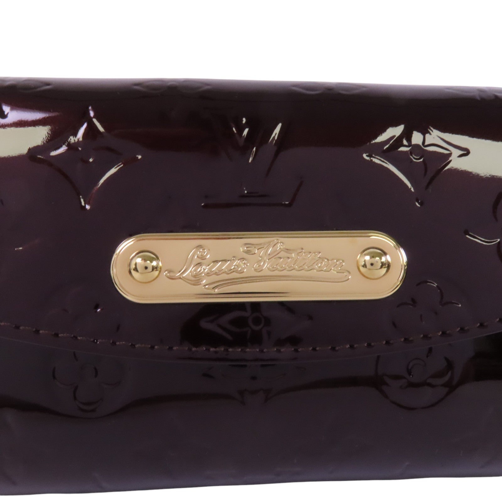 LOUIS VUITTON Monogram Vernis Sunset Boulevard金扣肩背袋