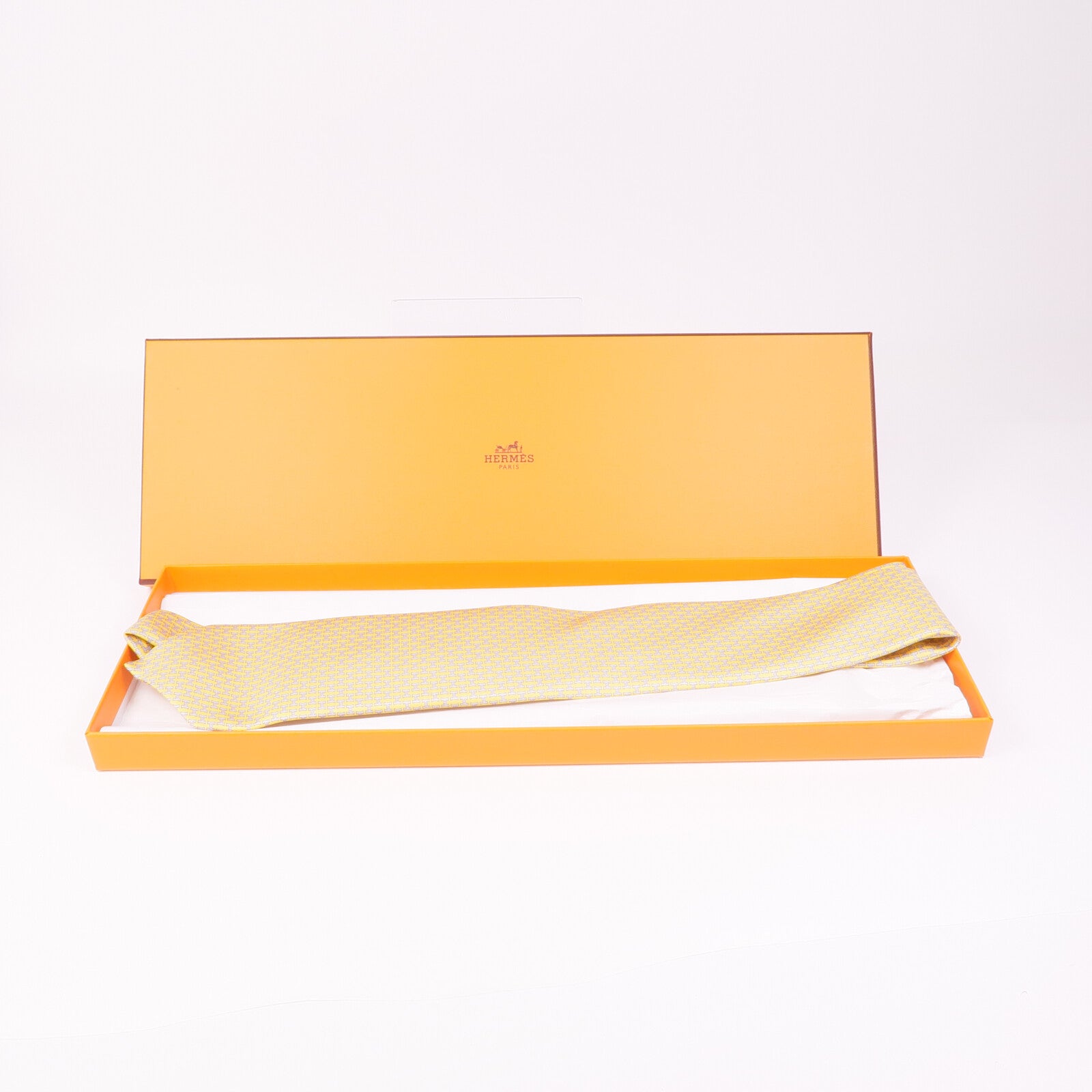 HERMES 絲質Tie領帶