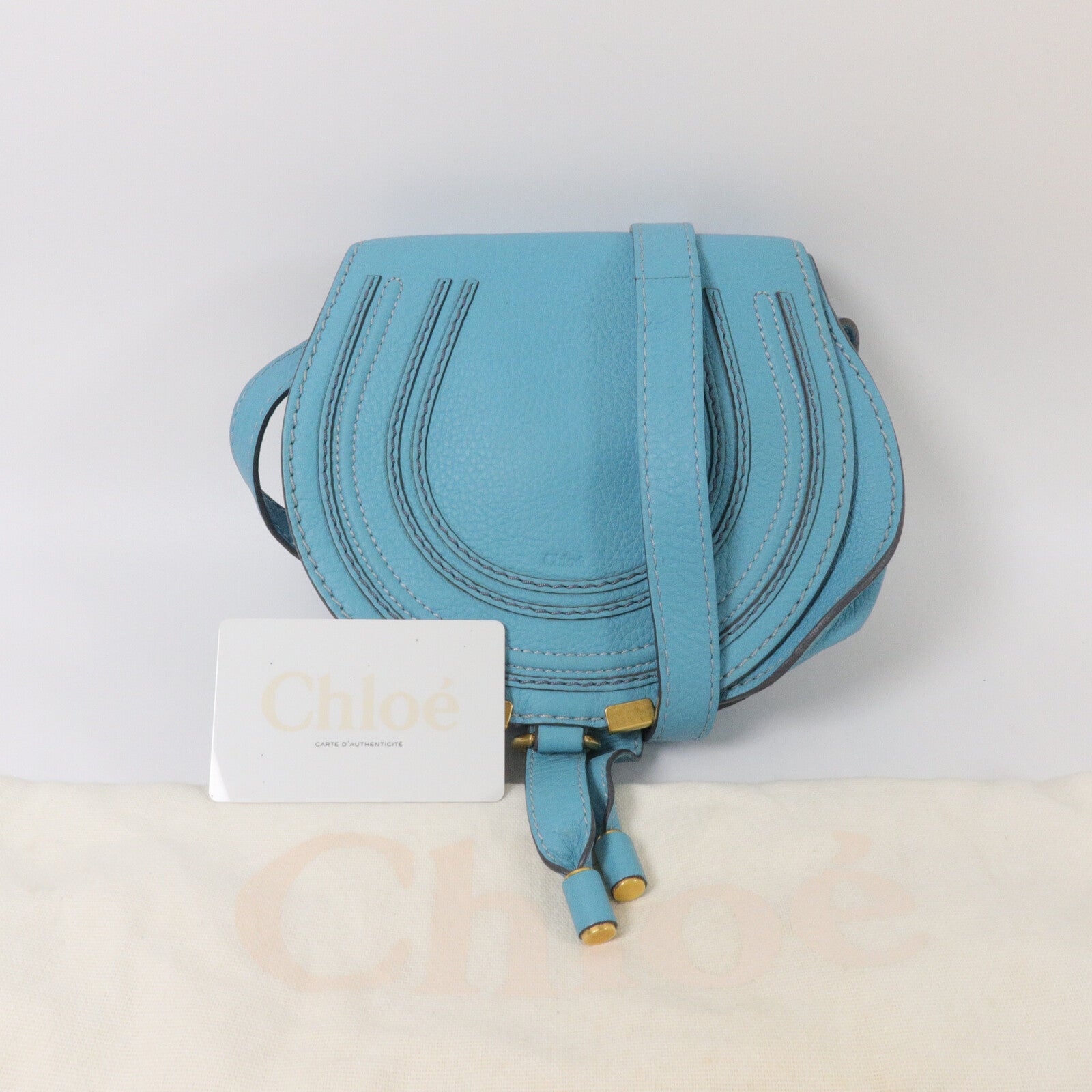 Chloe 牛皮皮革Marcie Small肩背袋