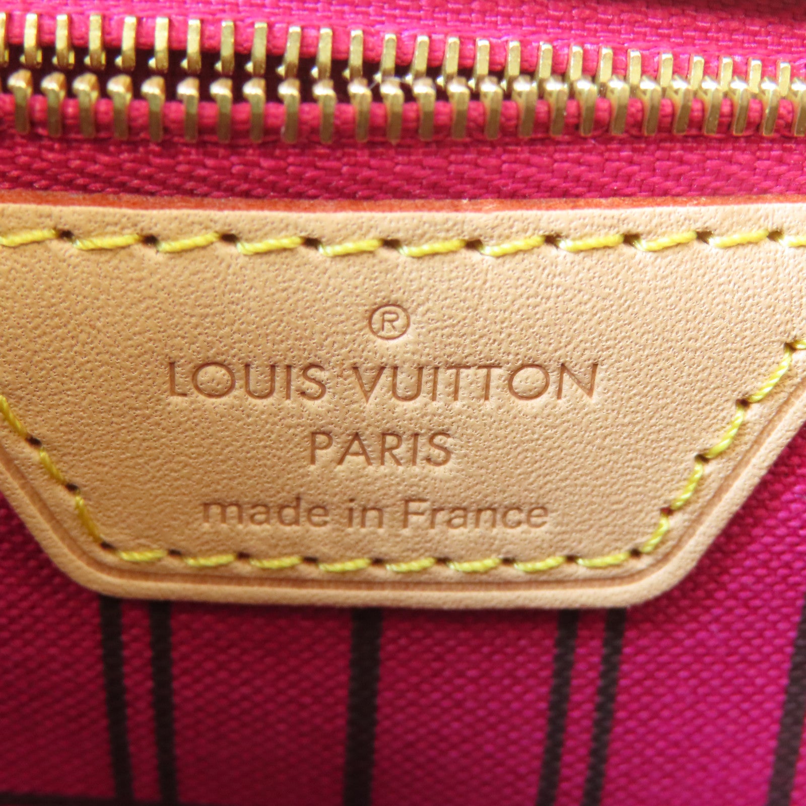 LOUIS VUITTON Monogram Neverfull GM金扣肩背袋啡色