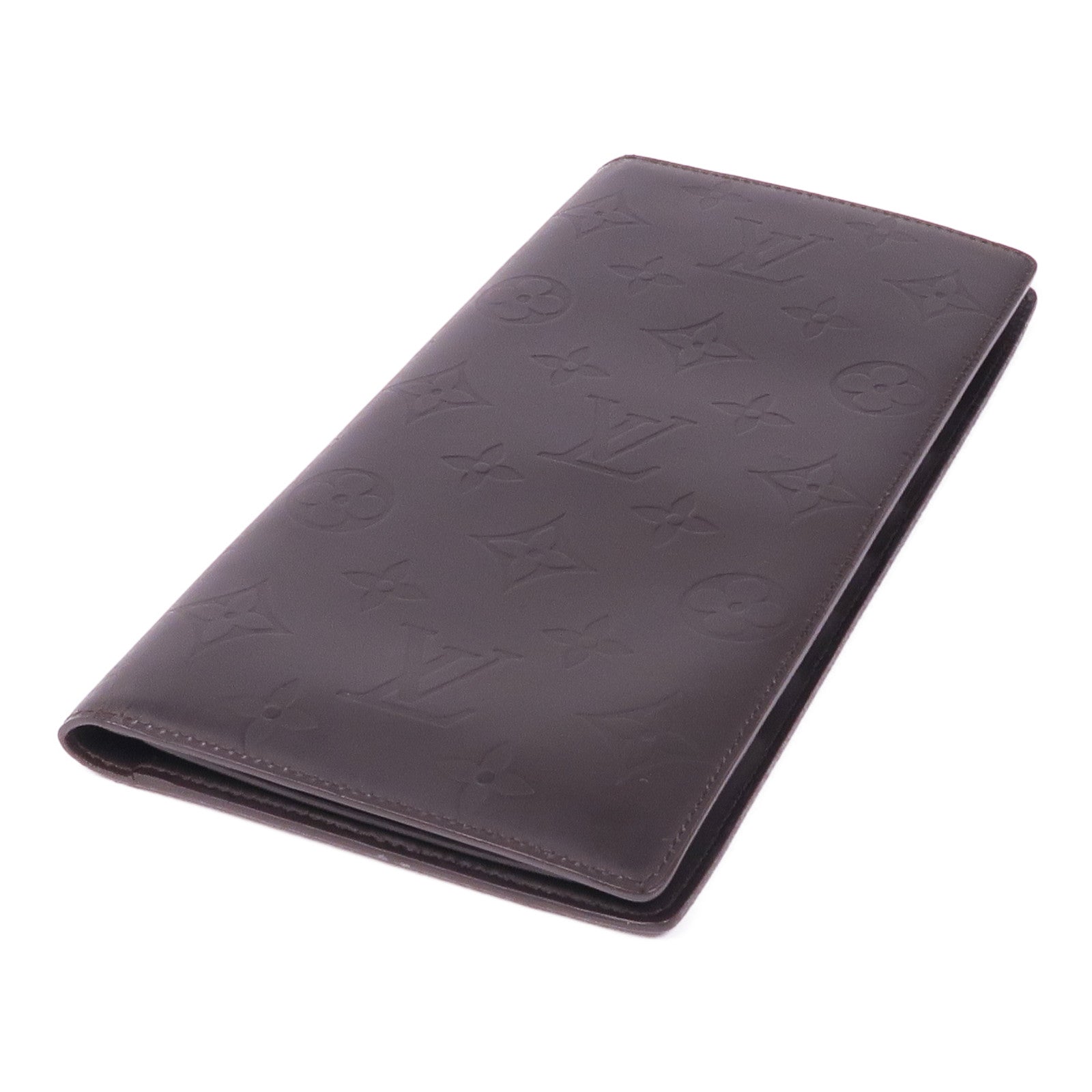 LOUIS VUITTON Monogram Glace Portefeuille Double銀扣長錢包