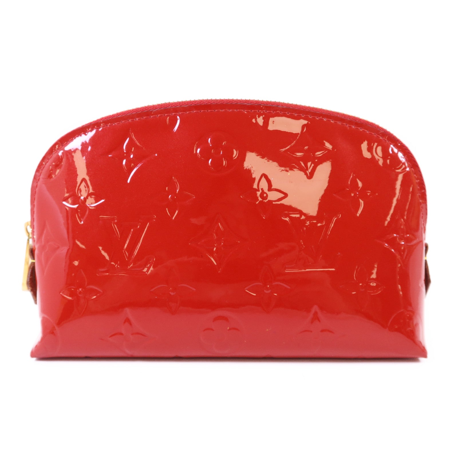 LOUIS VUITTON Monogram Vernis Pochette Cosmetic Pouch金扣手拿包
