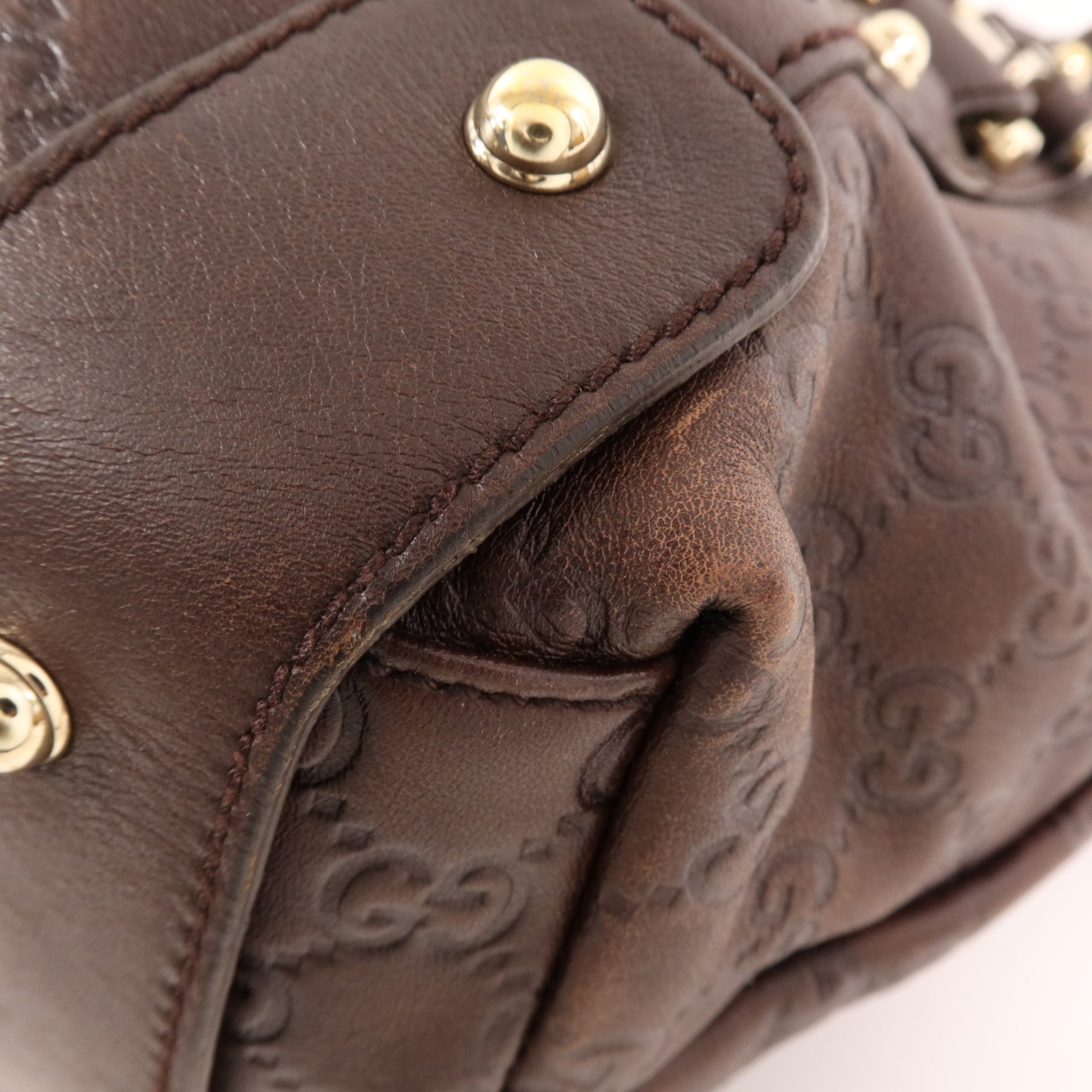 GUCCI 牛皮皮革Pelham金扣肩背袋