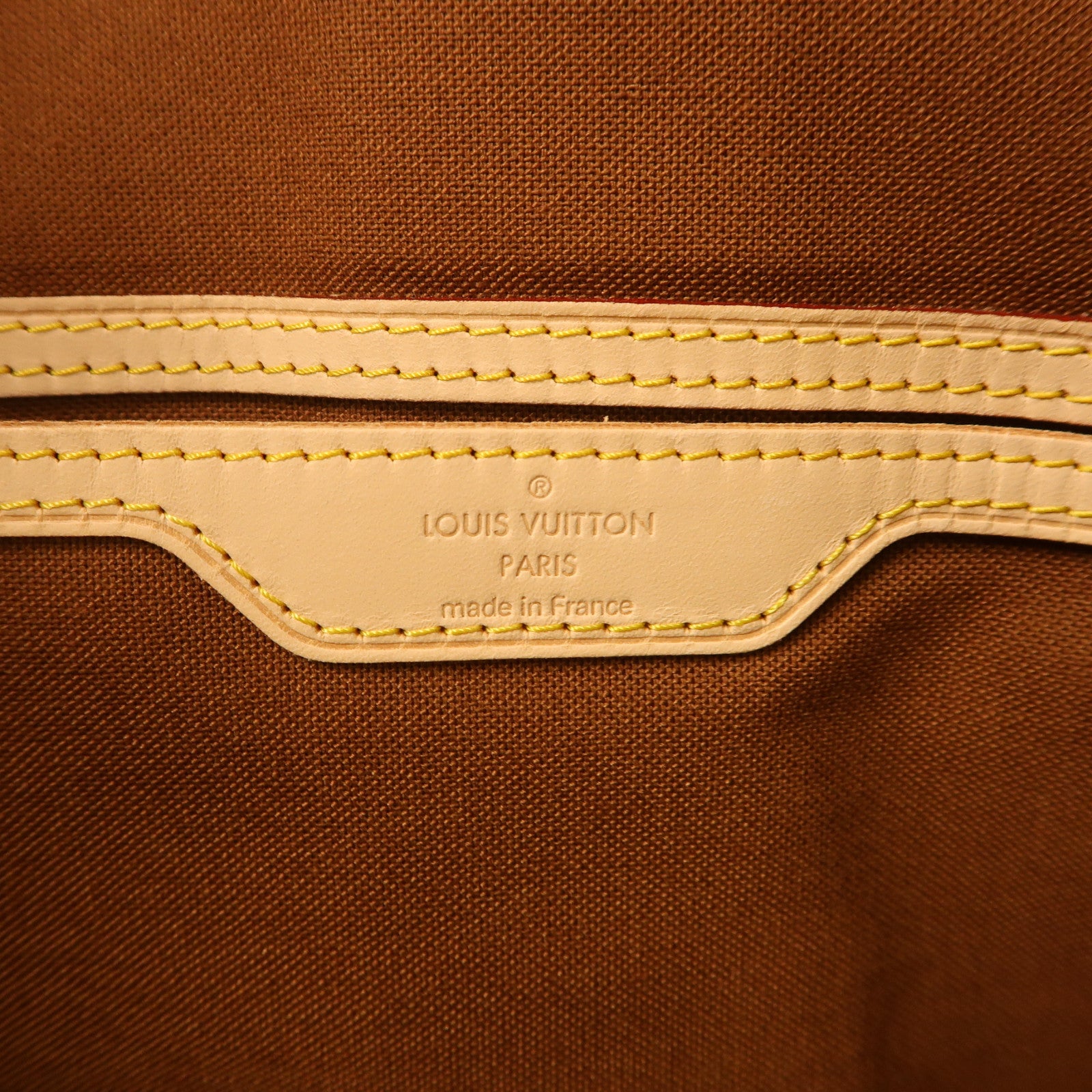 LOUIS VUITTON Monogram Palermo GM金扣手挽肩背兩用袋啡色