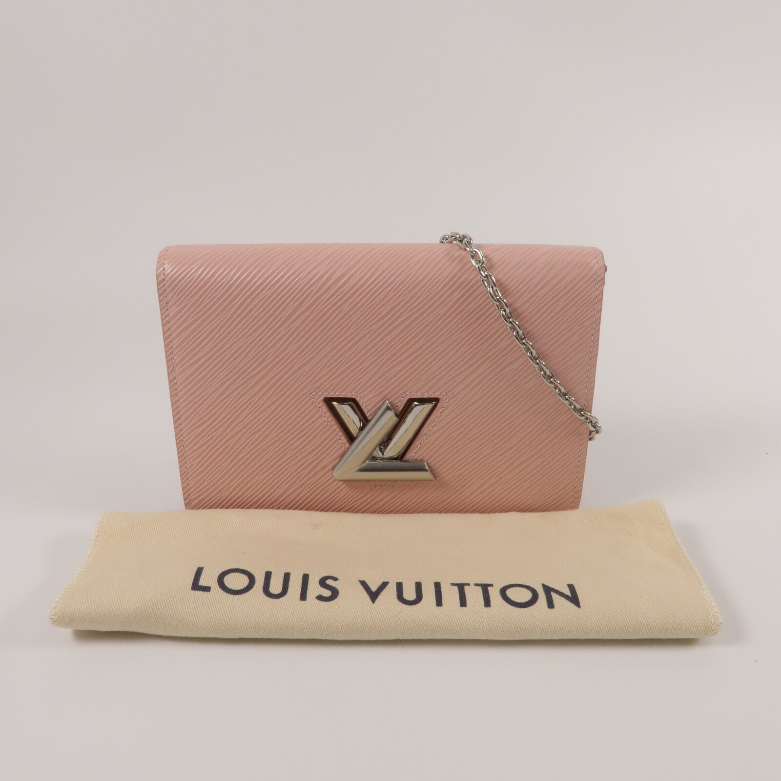 LOUIS VUITTON Epi Twist Belt Chain Bag鏈帶肩背袋